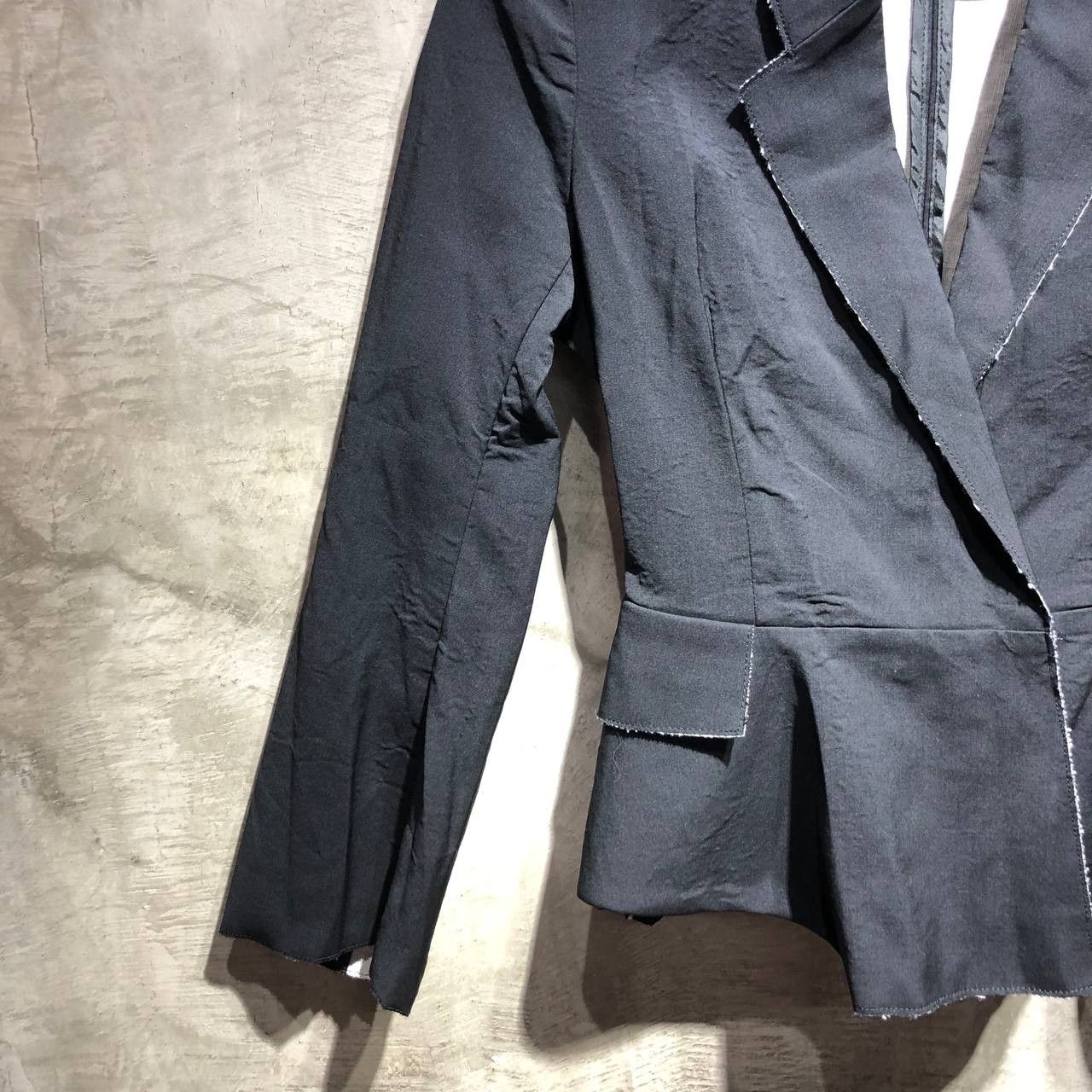 Acne Studios Acne Studios SS12 Turner Raw Wool Blazer Size XXS / US 00 / IT 34 - 6 Thumbnail