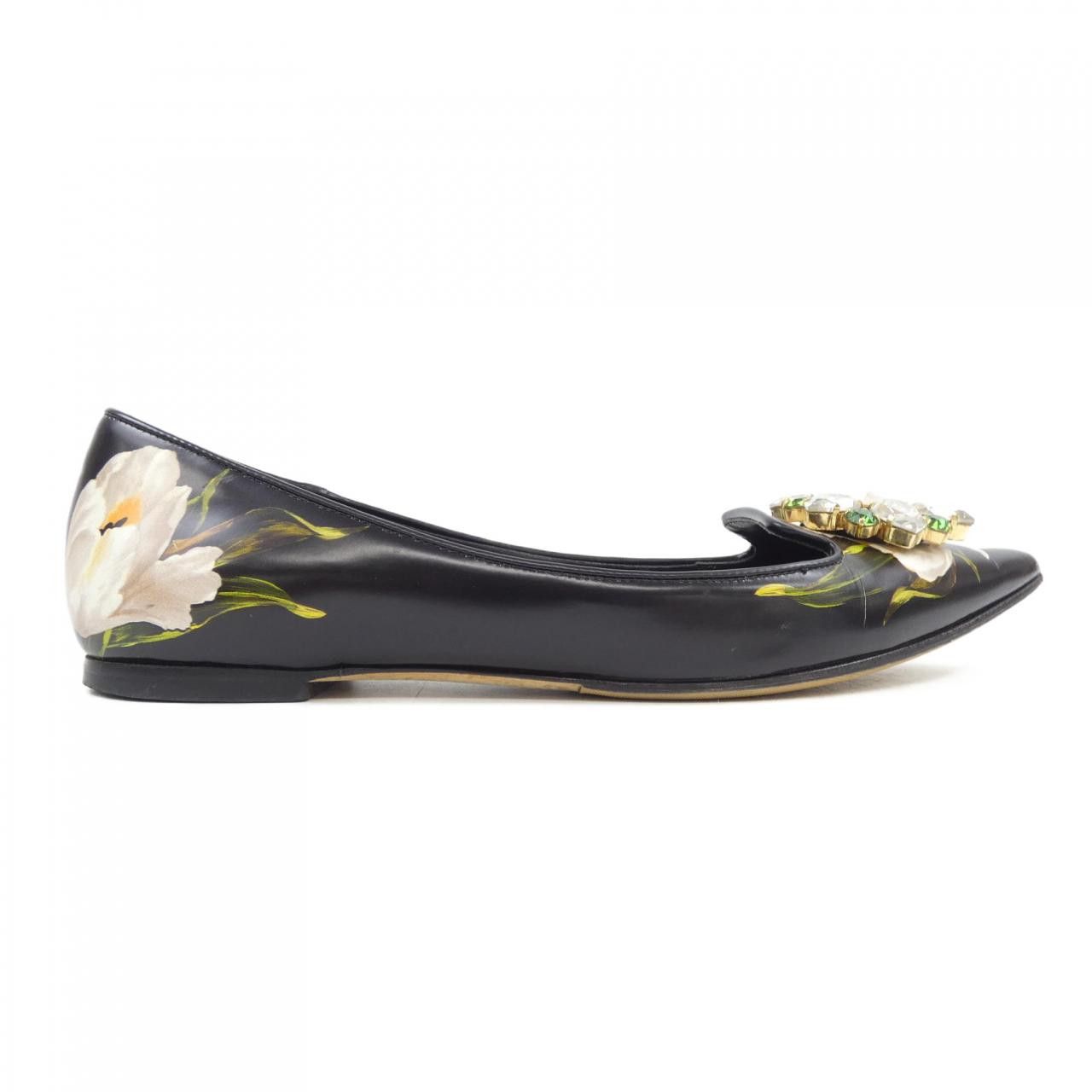 Dolce & Gabbana Dolce & Gabbana Dolce&Gabbana Flat Shoes Leather Shoes DUTY FREE for USA Size ONE SIZE - 1 Thumbnail