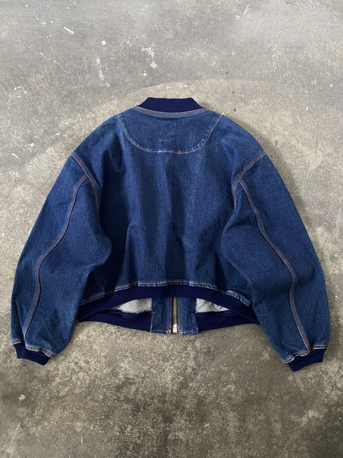 Kapital Vintage Junko Shimada Denim Bomboer Jacket Size US L / EU 52-54 / 3 - 3 Thumbnail