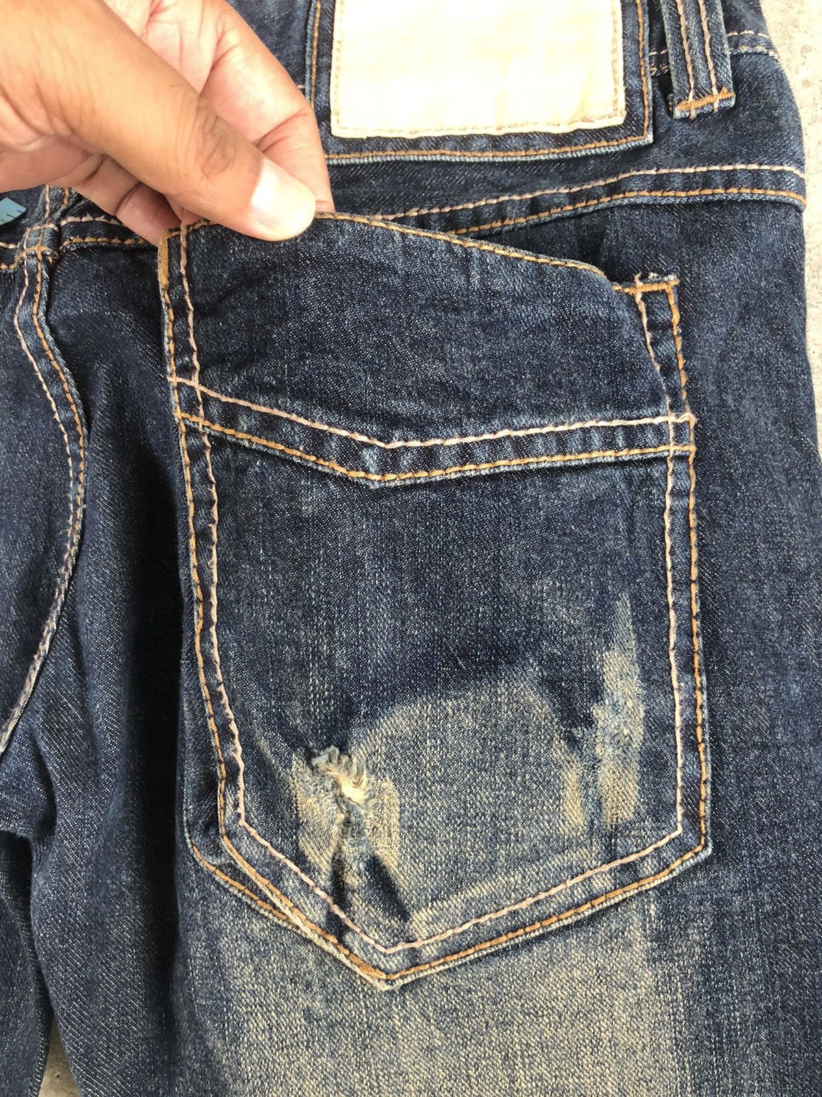 If Six Was Nine Japanese Pure paradise Flared Jeans Distressed Jeans Size US 32 / EU 48 - 14 Thumbnail