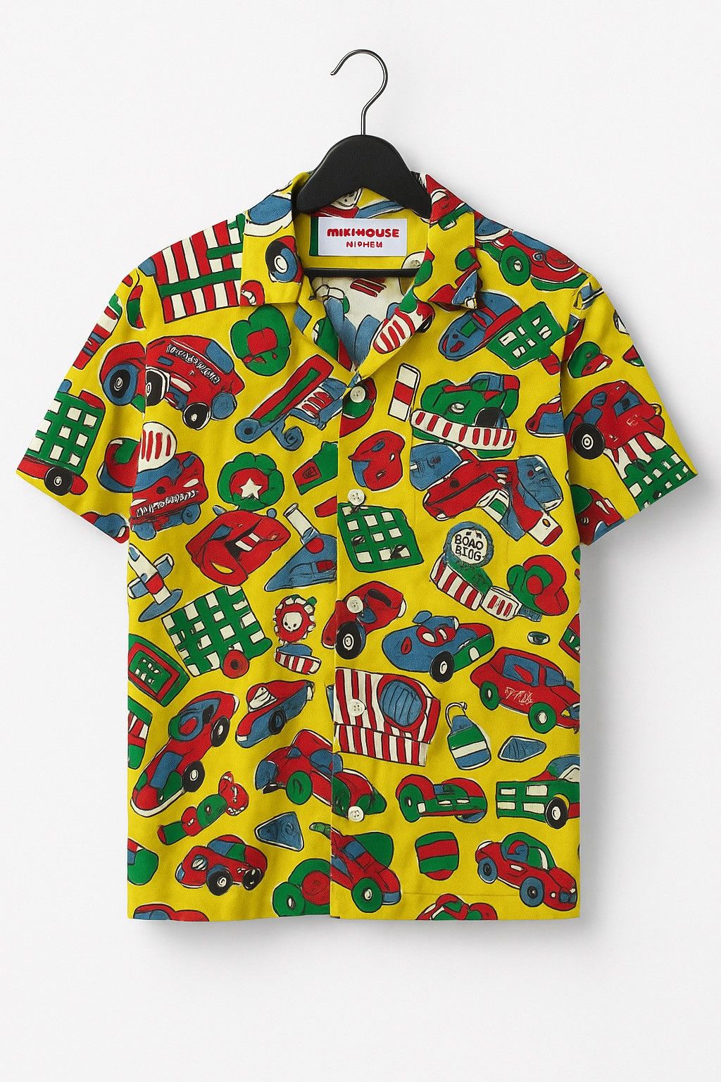 Japanese Brand Vintage Miki House All-Over Print Shirt Harajuku Style Size US M / EU 48-50 / 2 - 1 Thumbnail