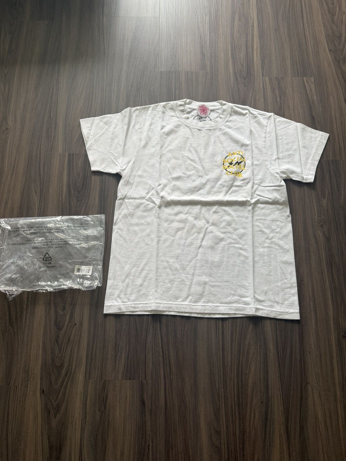Anti Social Social Club x Fragment Design Tee White/Yellow M