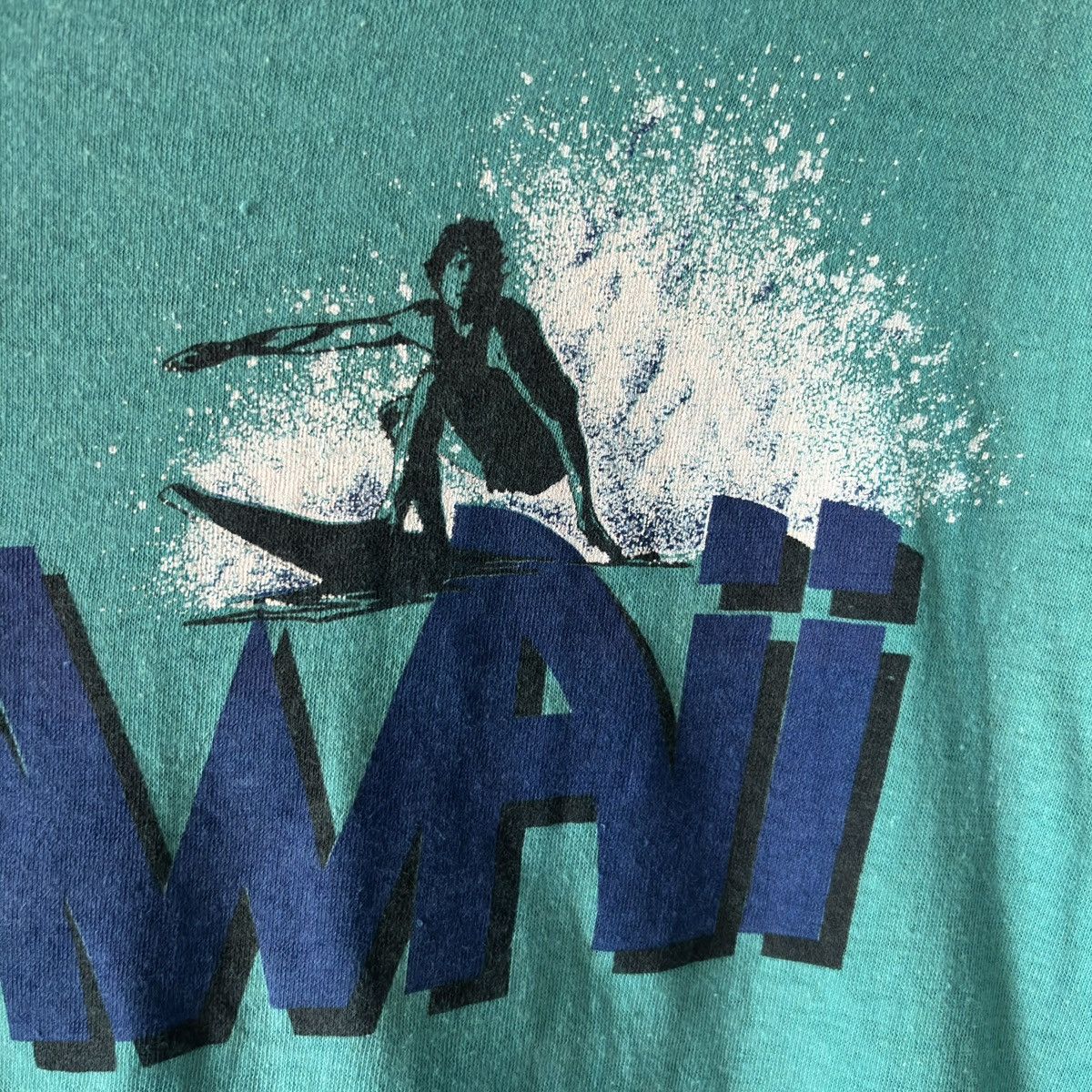 Japanese Brand 80s Hawaii Surf Style Tee by Tee Shirt Size US M / EU 48-50 / 2 - 4 Thumbnail