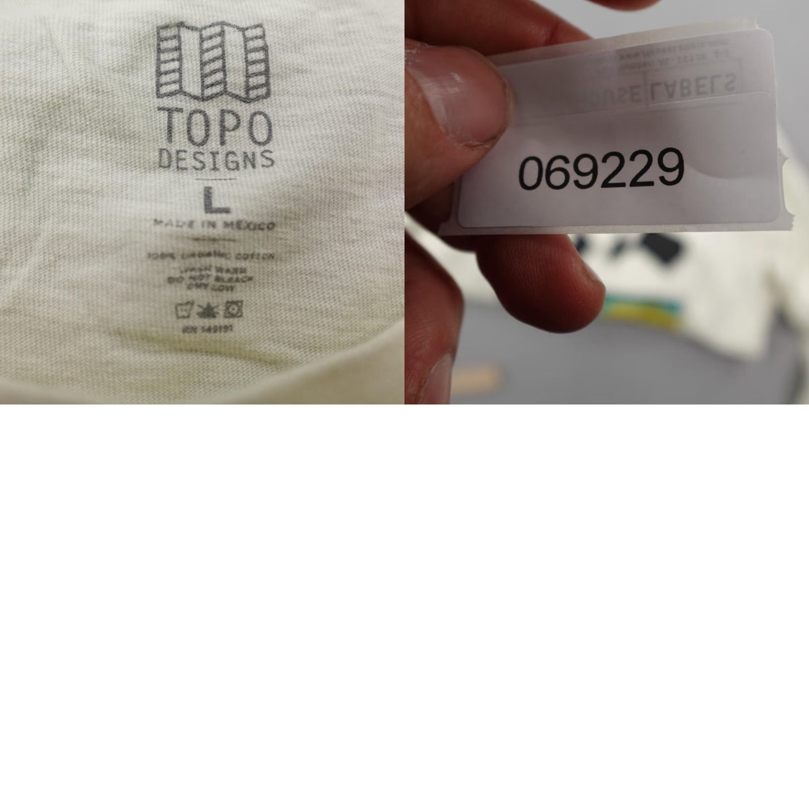 Topo Designs Topo Designs Shirt Mens Large Cream White Desert Hiking Outdoors Long Sleeve Tee Size US L / EU 52-54 / 3 - 8 Thumbnail