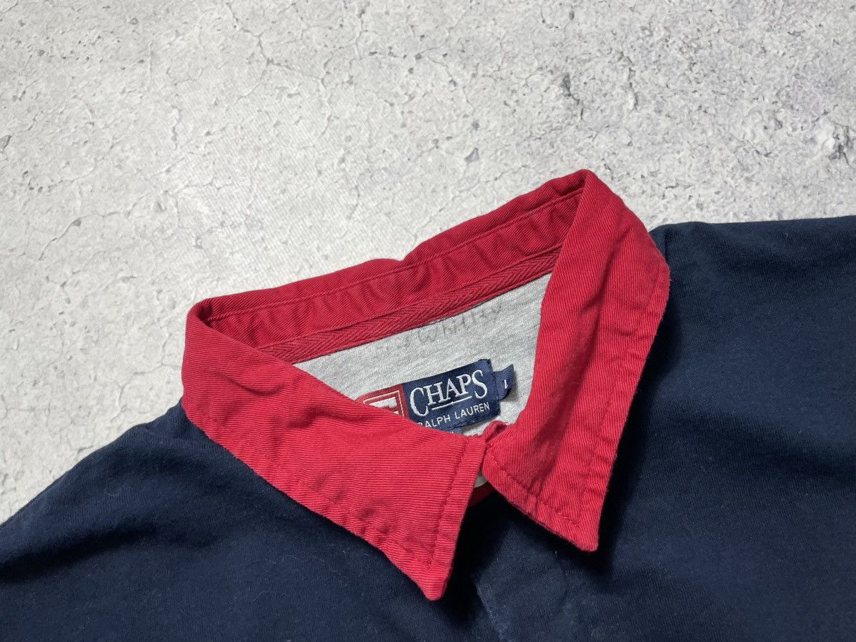 Polo Ralph Lauren Vintage Polo Ralph Lauren Chaps Rugby Sweatshirt Big Logo Size US L / EU 52-54 / 3 - 8 Thumbnail