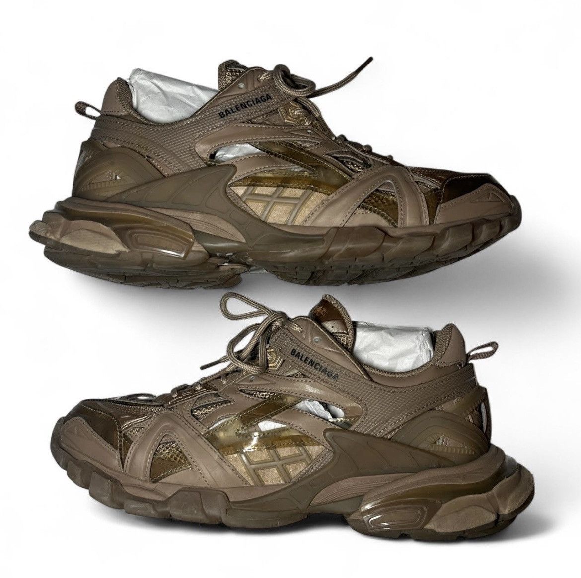 Balenciaga Balenciaga track 2 dark beige Size US 10 / EU 43 - 3 Thumbnail