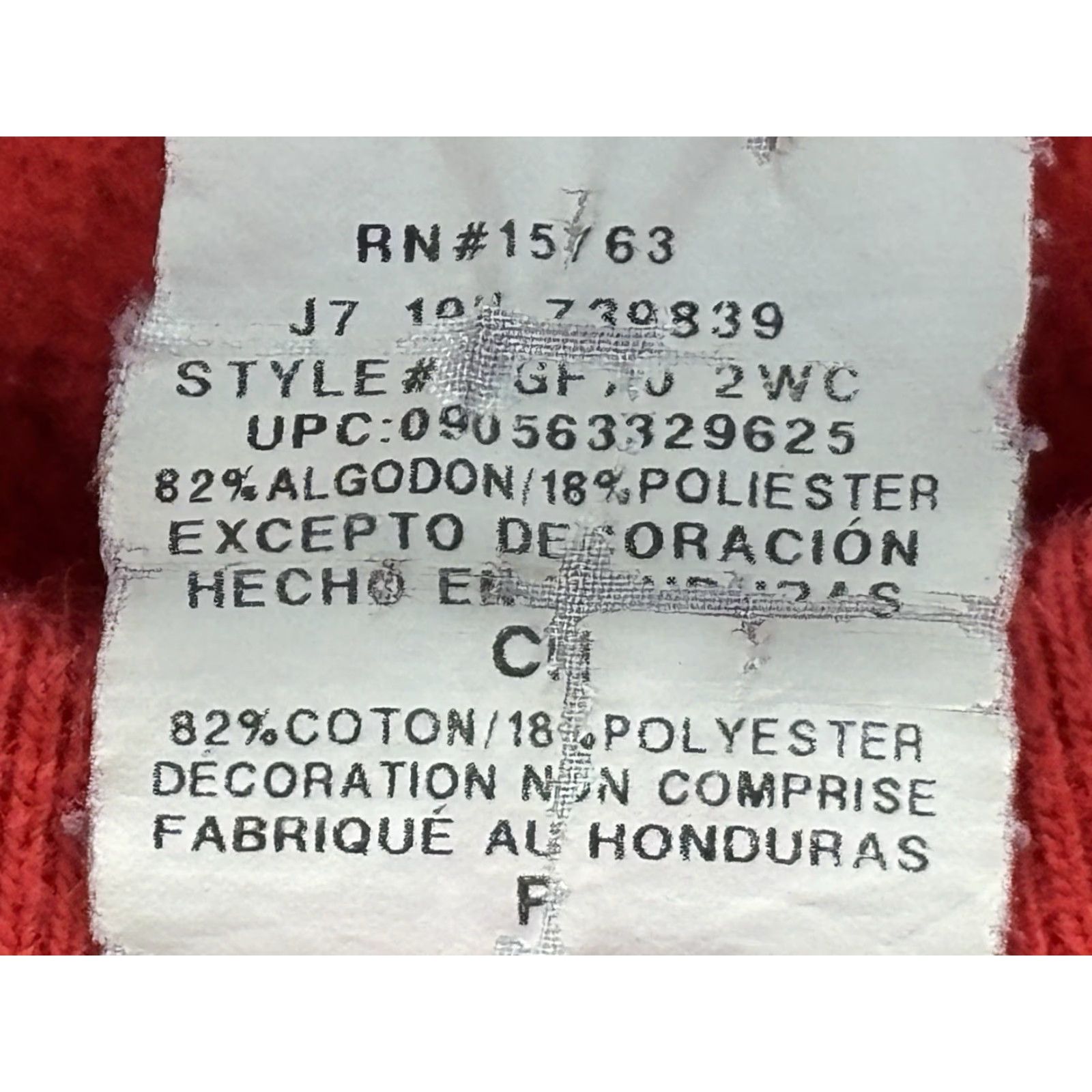 Vintage VINTAGE Champion Reverse Weave Sweatshirt Crew Neck Mens Small Red Cotton Blend Pullover Heavy Reversible 90s Size US S / EU 44-46 / 1 - 6 Thumbnail
