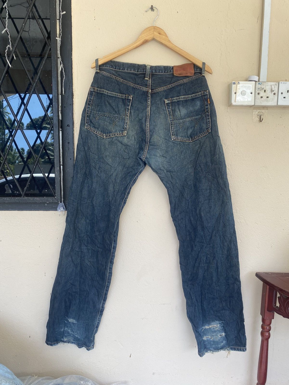 Edwin Edwin 505 Selvedge Distressed Denim Size US 31 - 1 Thumbnail