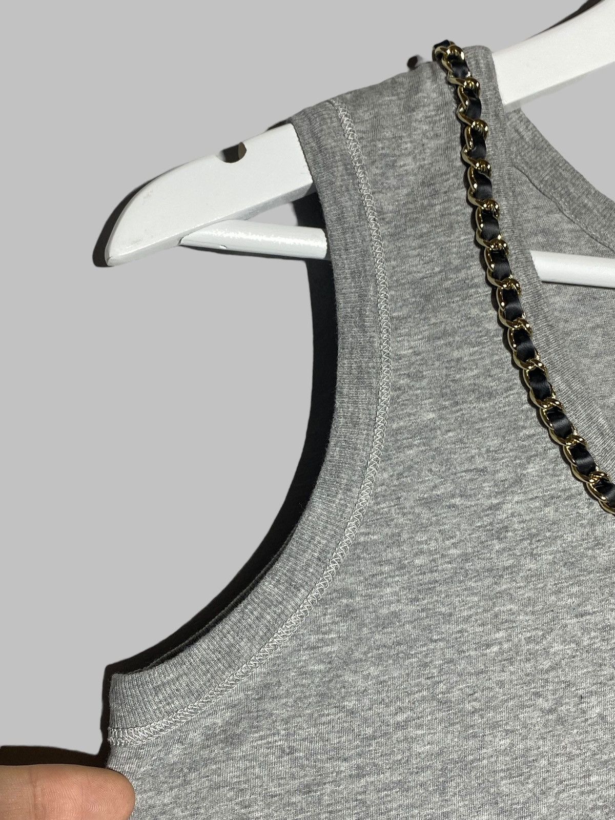Dolce & Gabbana Dolce&Gabbana Chain Neck Embellished Sleeveless Top Size M / US 6-8 / IT 42-44 - 5 Thumbnail