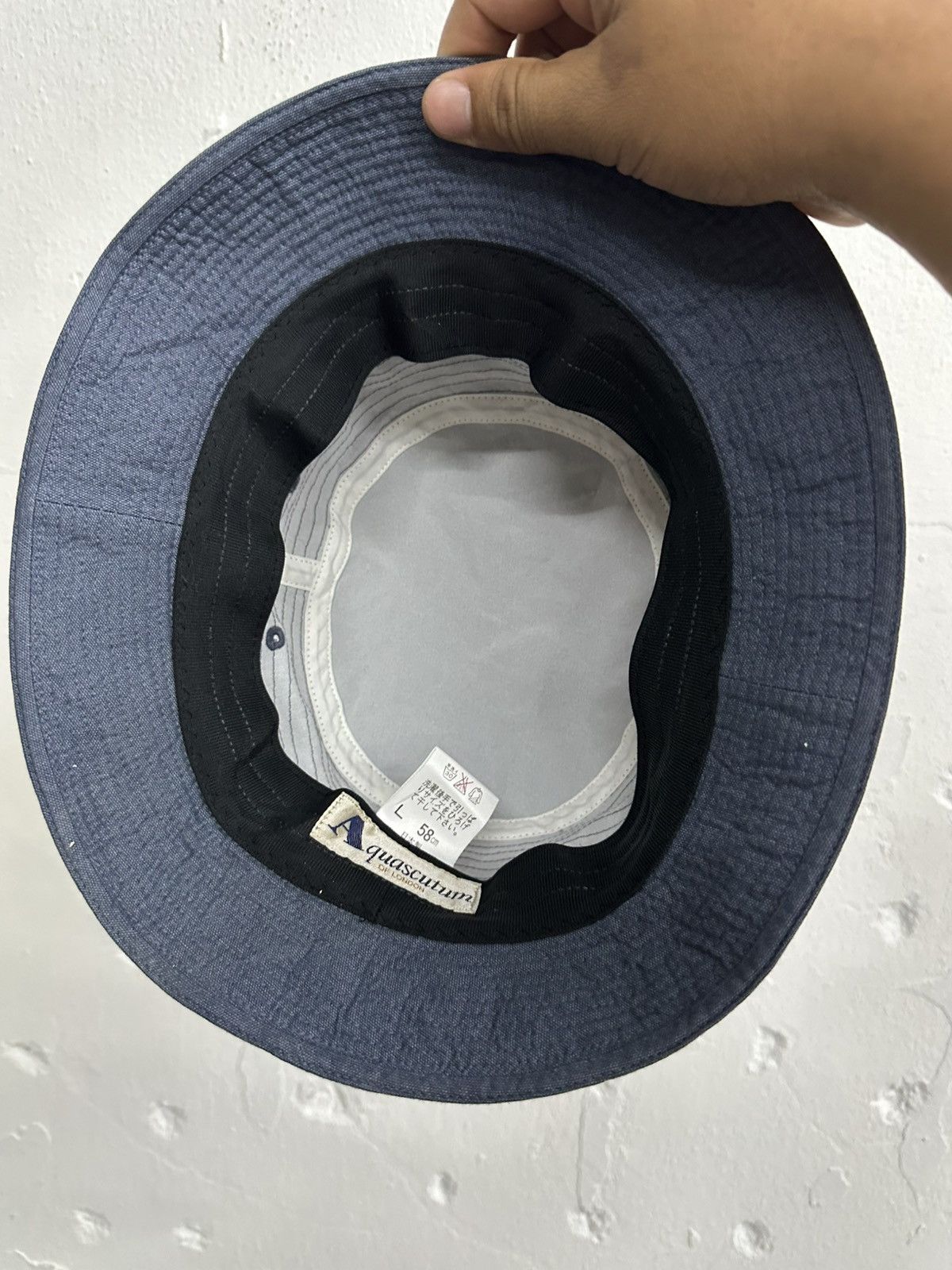 Aquascutum VTG Aquascutum Bucket Hat Size ONE SIZE - 6 Thumbnail