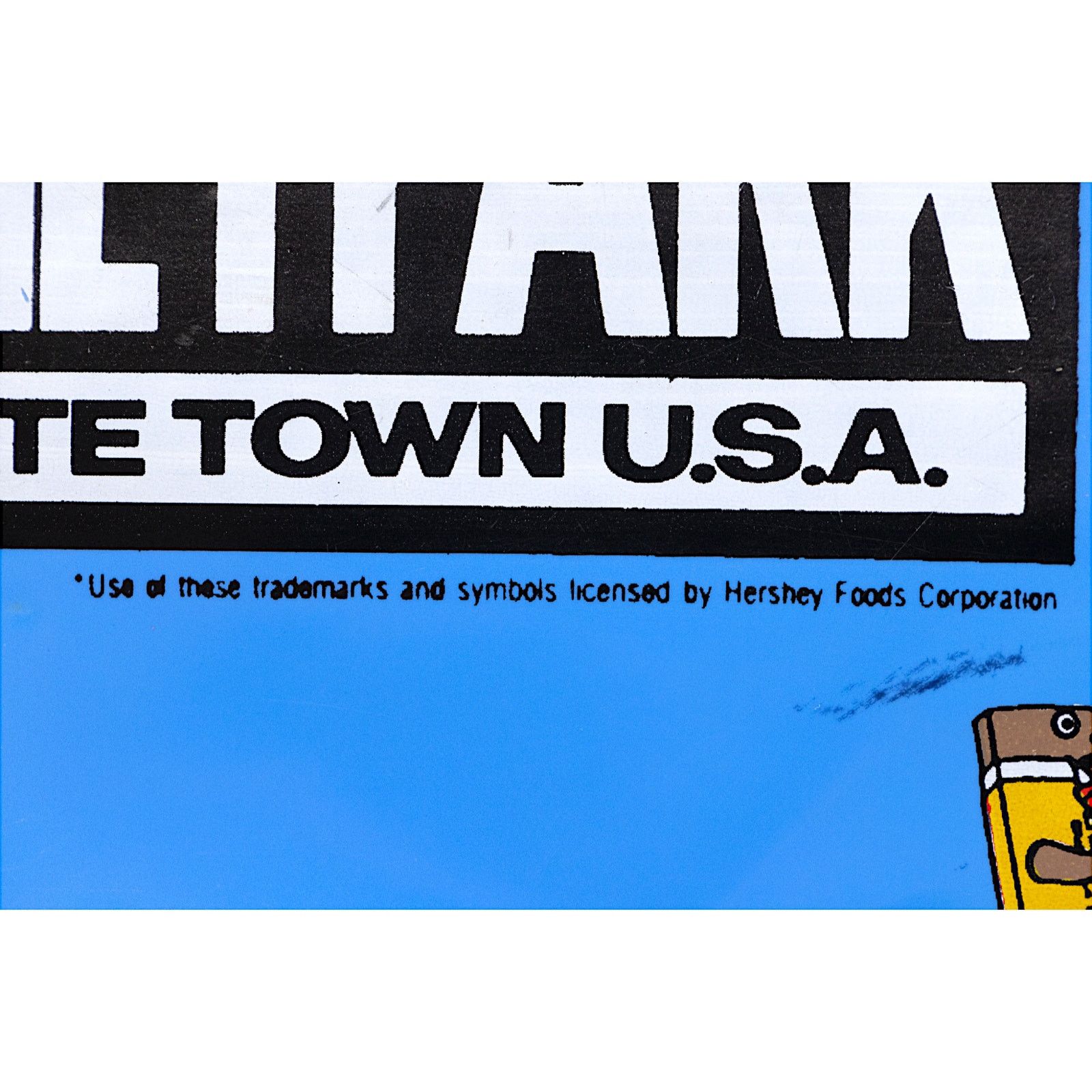 Chocolate HersheyPark Chocolate Town USA Pencil Bag 8"x4.5" Size ONE SIZE - 3 Thumbnail