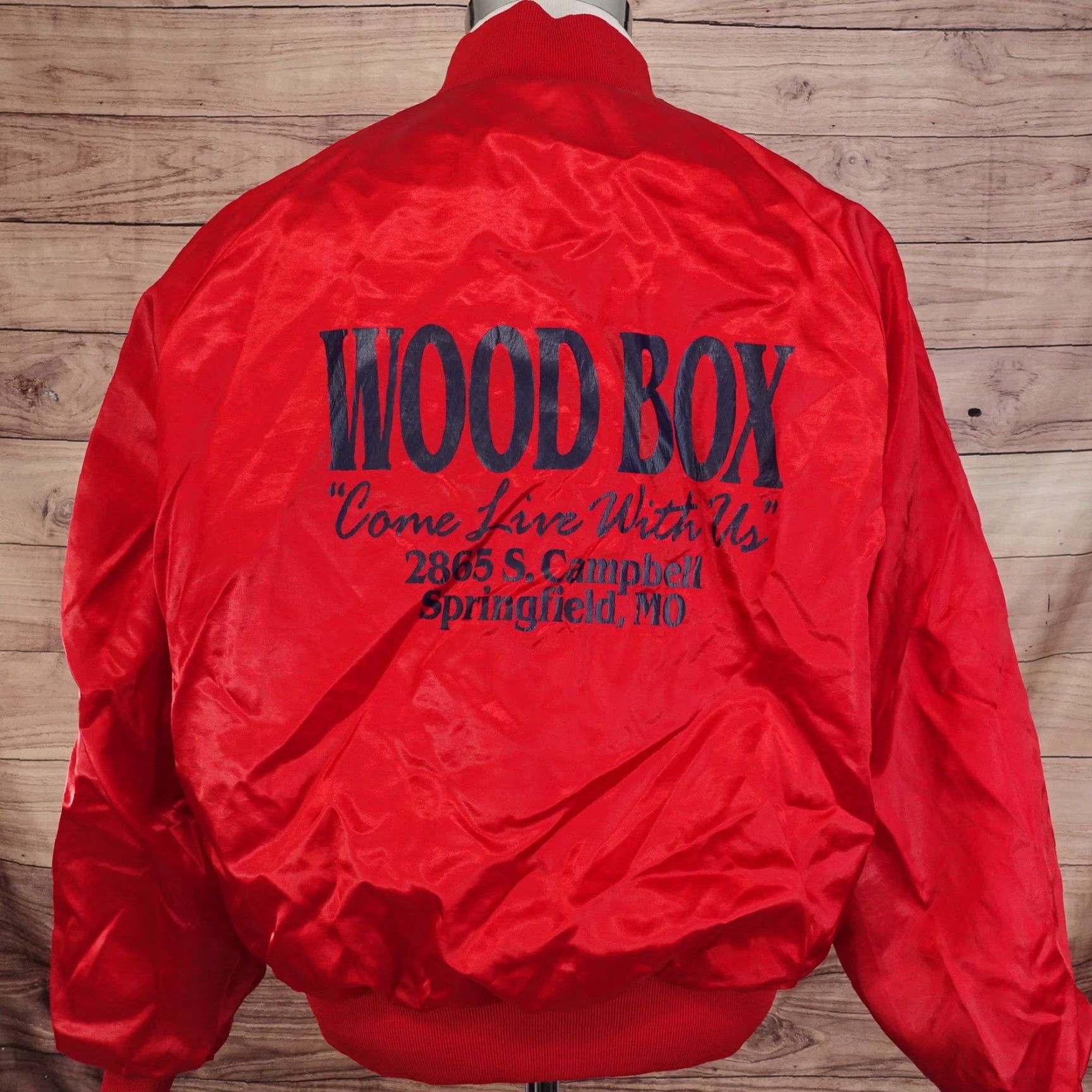 Vintage Vintage King Louie Satin Bomber Jacket Men XL Red US Vintage 90s Casual Size US XL / EU 56 / 4 - 2 Thumbnail