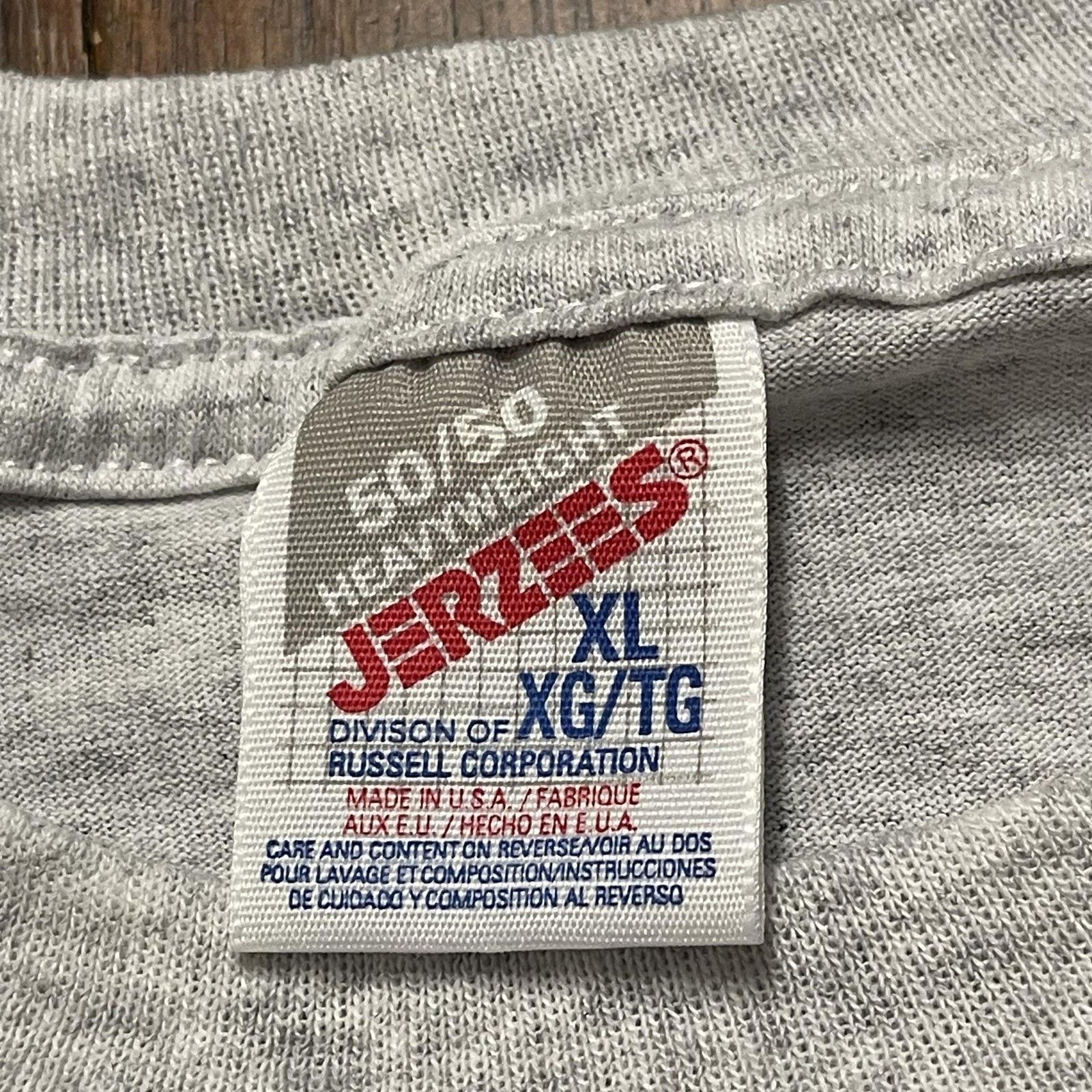 Jerzees Vtg Philadelphia Emerald Society Shirt XL 50/50 Made USA 90s Size US XL / EU 56 / 4 - 5 Thumbnail