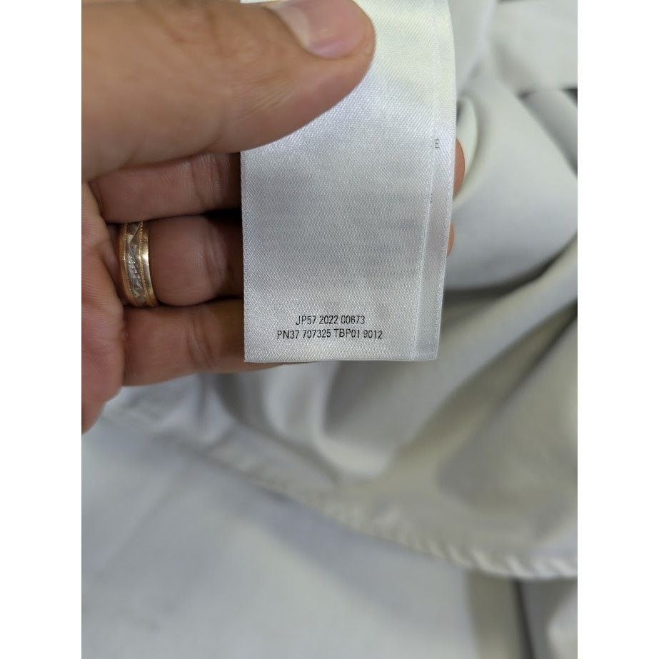 Balenciaga o1rshd1 Padded Shirt Cotton Twill in Dirty White Size US S / EU 44-46 / 1 - 17 Thumbnail