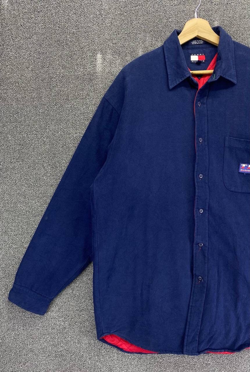 Tommy Hilfiger Vintage Tommy Hilfiger Button Up Jacket Size US L / EU 52-54 / 3 - 3 Thumbnail