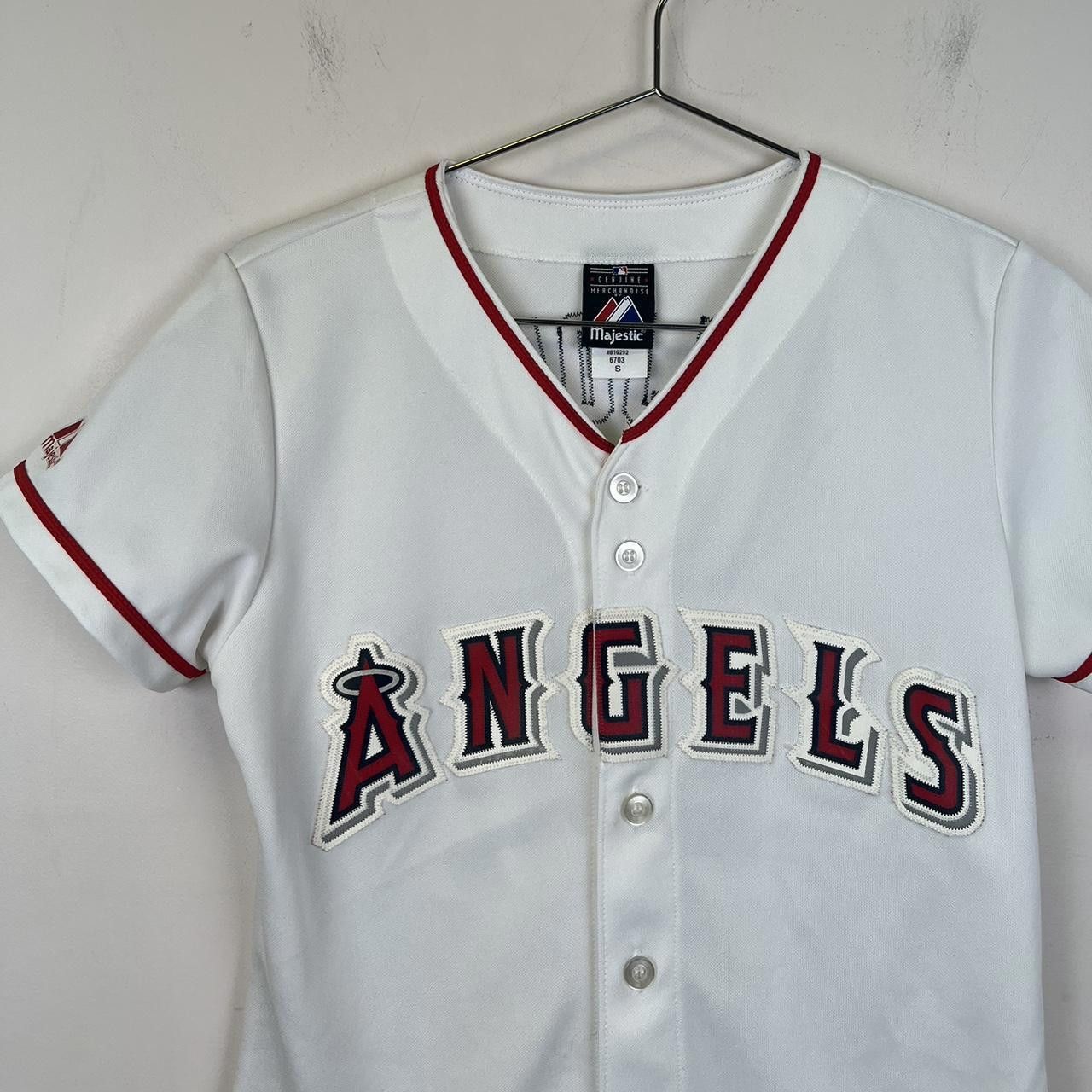 Majestic Majestic White Los Angeles Angels Pujols Jersey Size S / US 4 / IT 40 - 2 Thumbnail