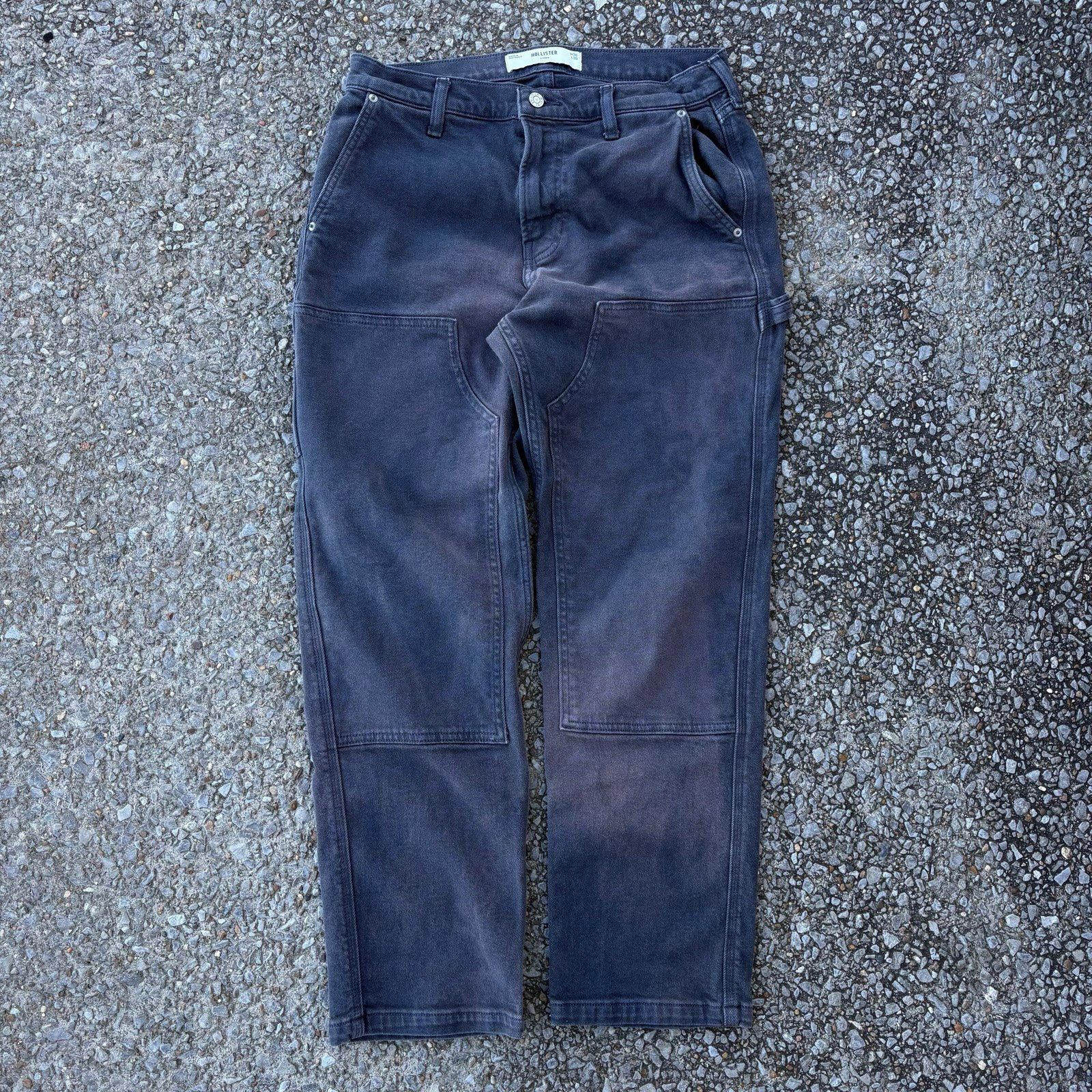 Carhartt Charcoal gray double knee pants Size US 30 / EU 46 - 1 Thumbnail