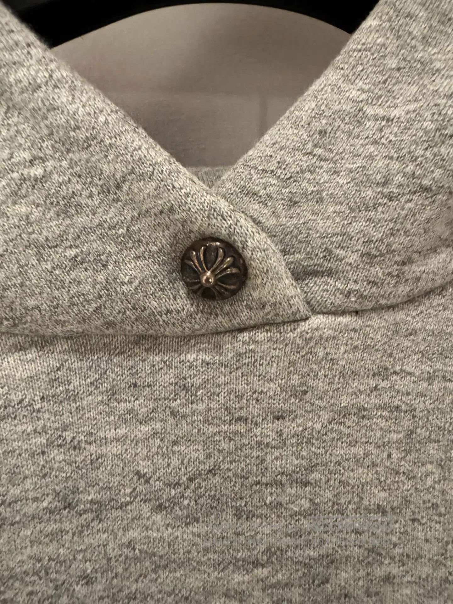Chrome Hearts gray chrome hearts hoodie with cross detail. Size US S / EU 44-46 / 1 - 3 Thumbnail