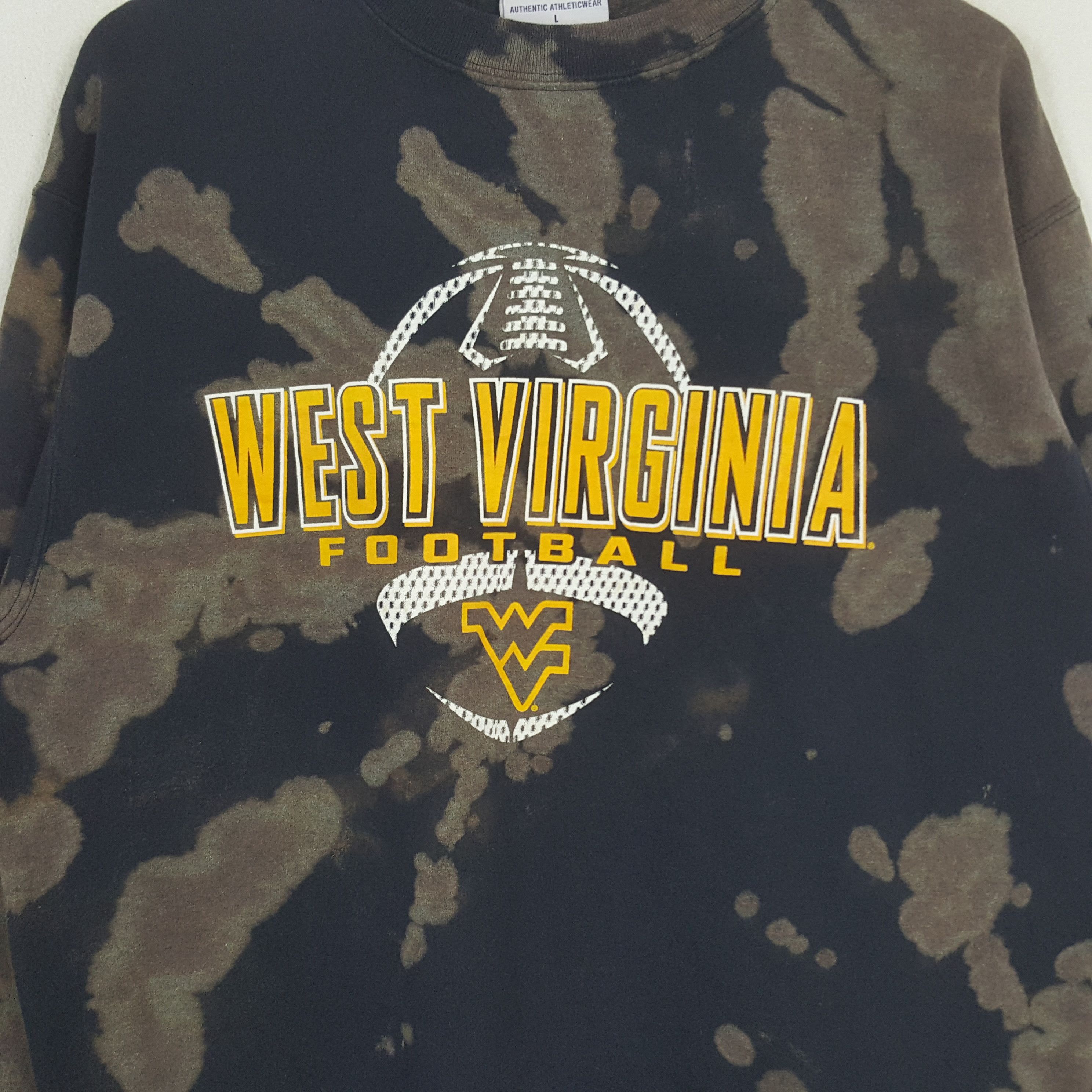 Champion Vintage West Virginia Football Tie-dye Sweatshirt C283N28 Size US L / EU 52-54 / 3 - 2 Thumbnail