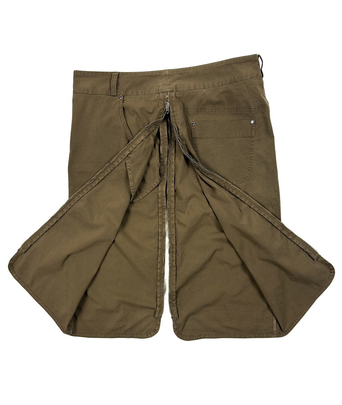 Sonia Rykiel Sonia Rykiel Archive Brown Zip Mini Skirt Used Effect S Y2K Size 25" / US 0 / IT 36 - 3 Thumbnail
