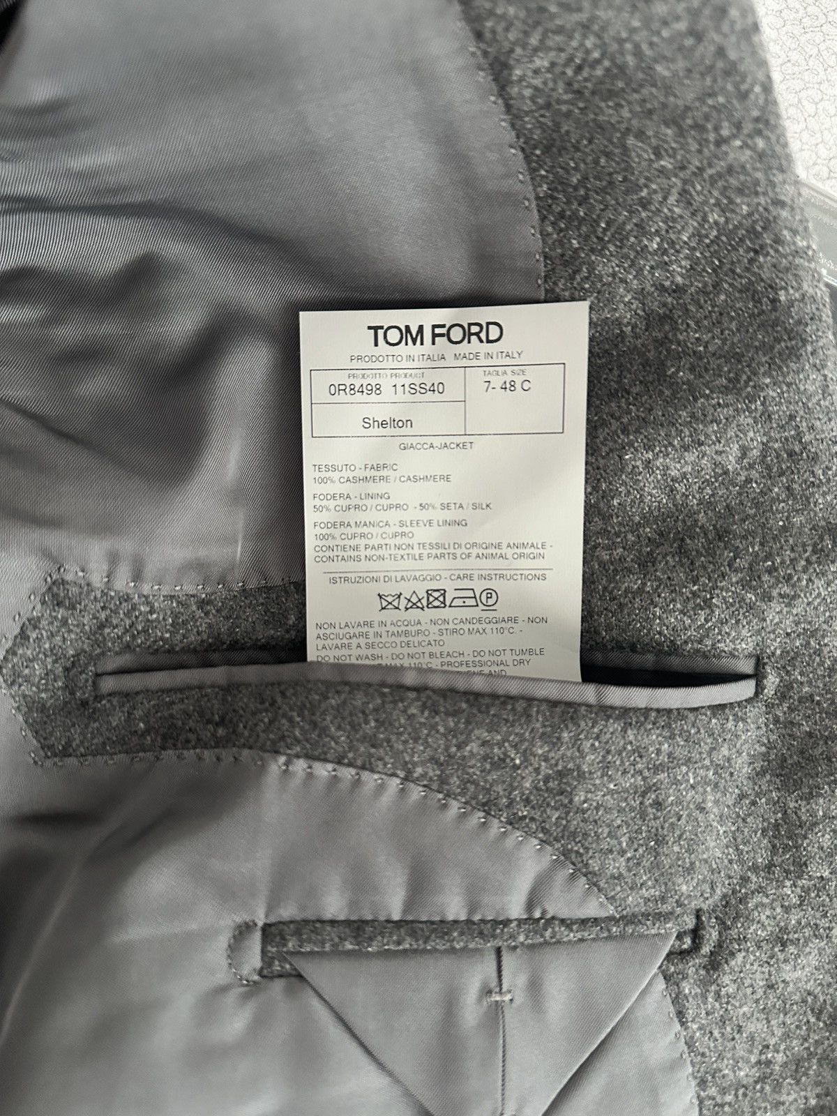 Tom Ford $6k Tom Ford 100% Cashmere Blazer EU48 like NEW Size 48R - 6 Thumbnail