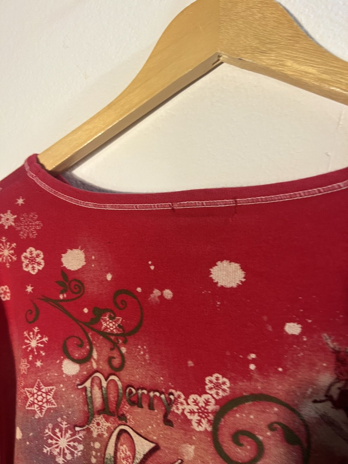 Grunt Style × Vintage Red and white Christmas long sleeve top Size XL / US 12-14 / IT 48-50 - 4 Thumbnail