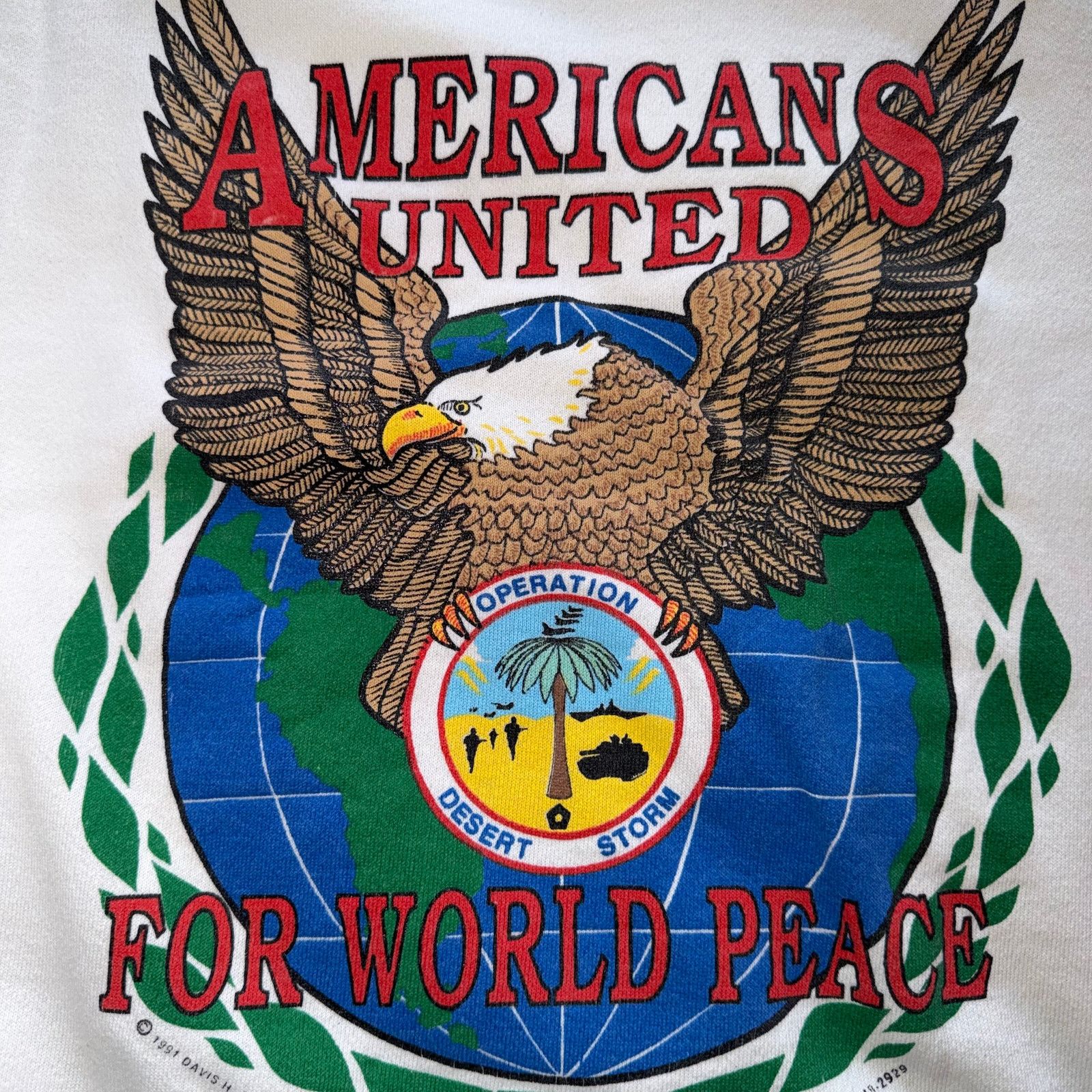 & Other Stories Vtg 1991 Operation Desert Storm Sweatshirt XL USA Rare Size US XL / EU 56 / 4 - 11 Thumbnail