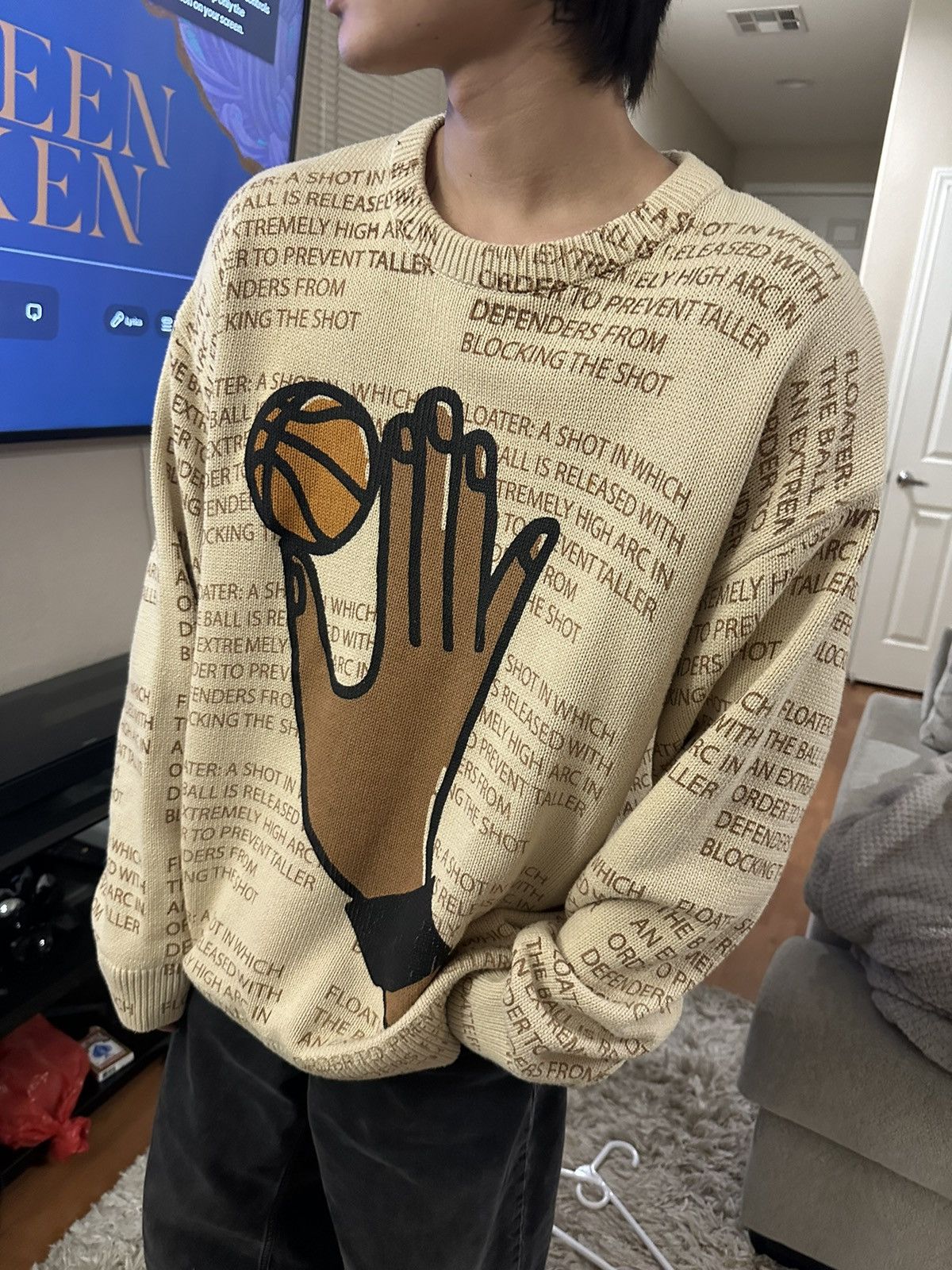 Zara Zara Cream Knit Sweater Size US XL / EU 56 / 4 - 1 Thumbnail