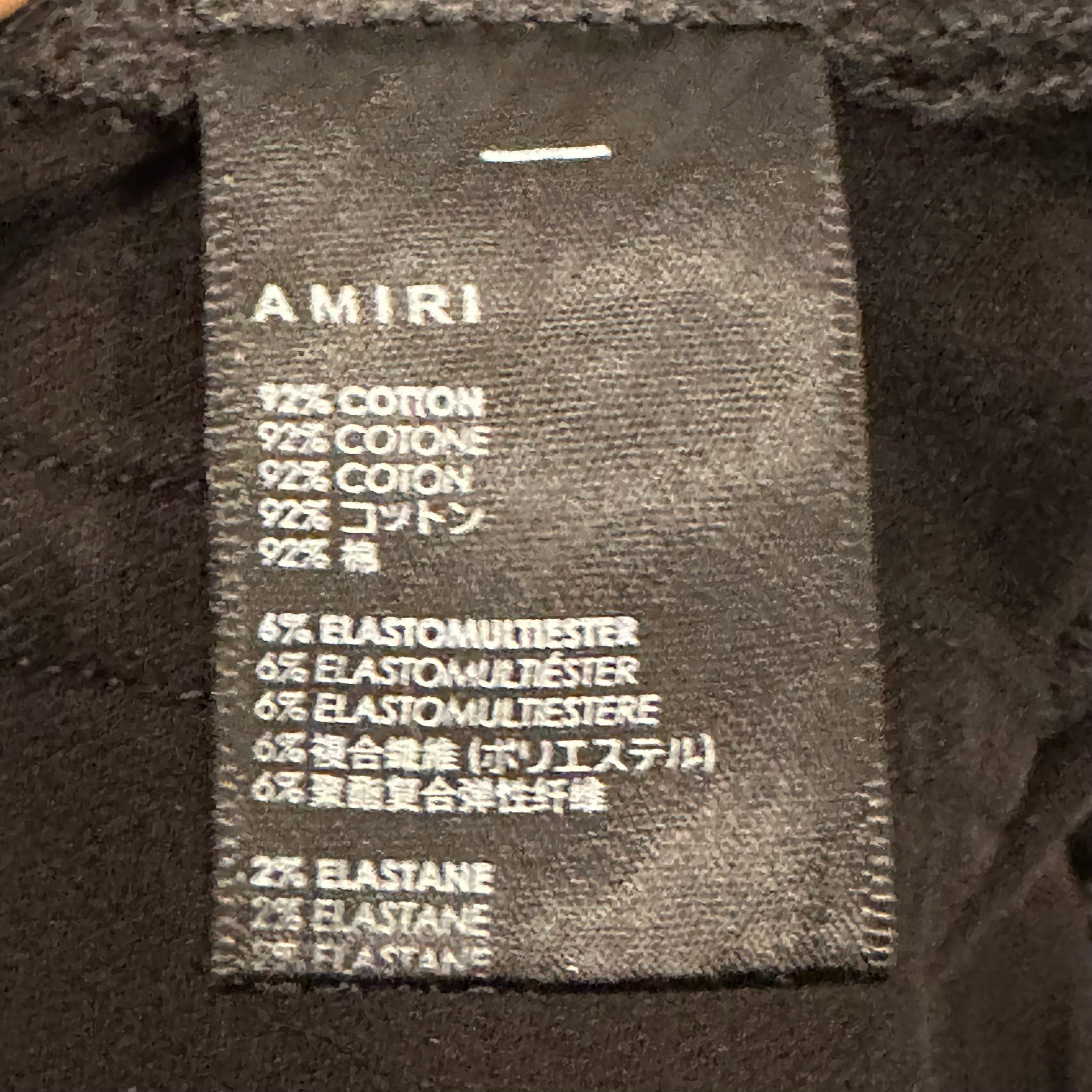 Amiri Amiri Plain Black Flare Denim Jeans Sz 36 Size US 36 / EU 52 - 6 Thumbnail