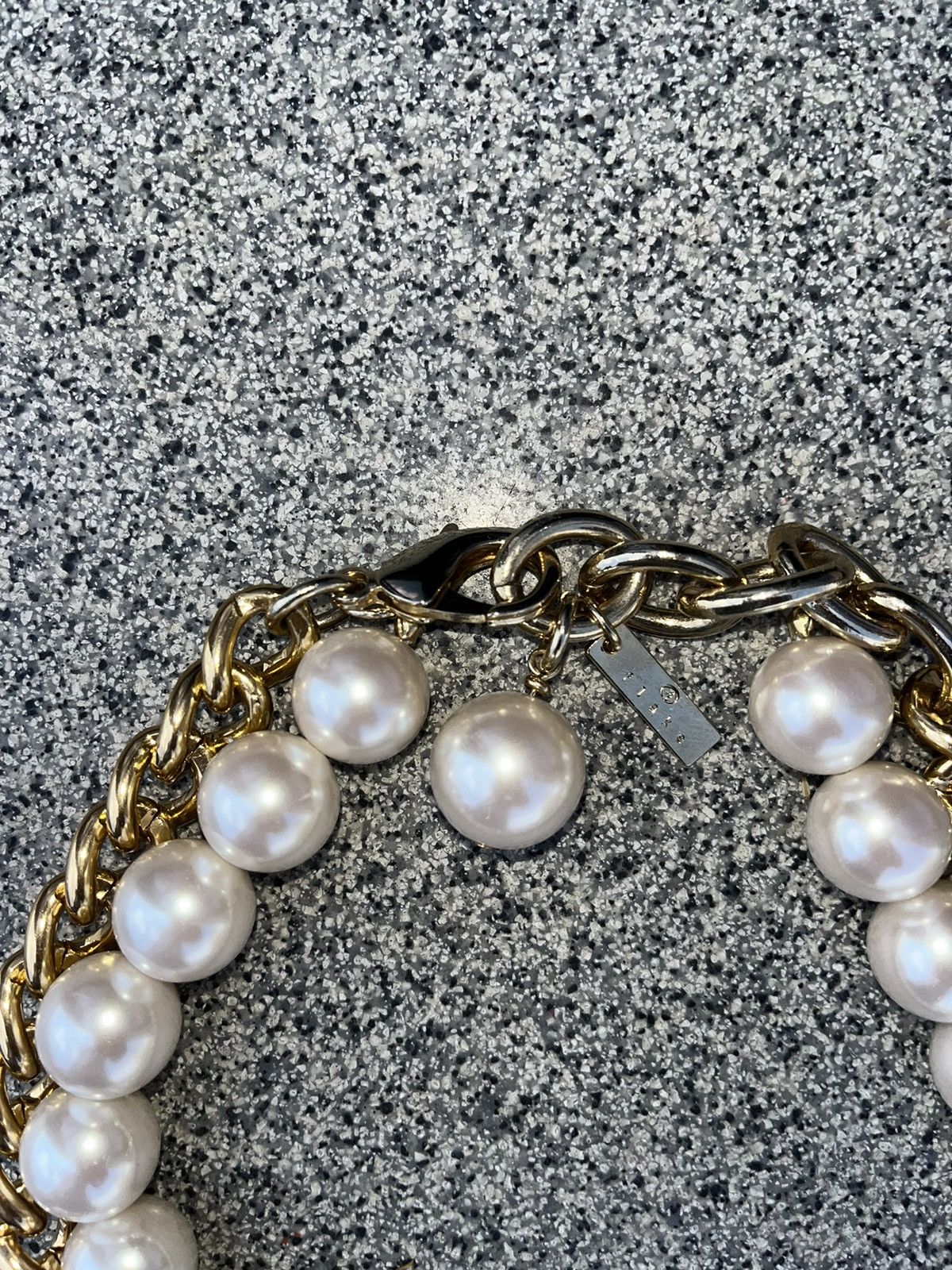 Junya Watanabe CDG Junya Wanatabe Faux-Pearl Stud Necklace Size ONE SIZE - 6 Thumbnail