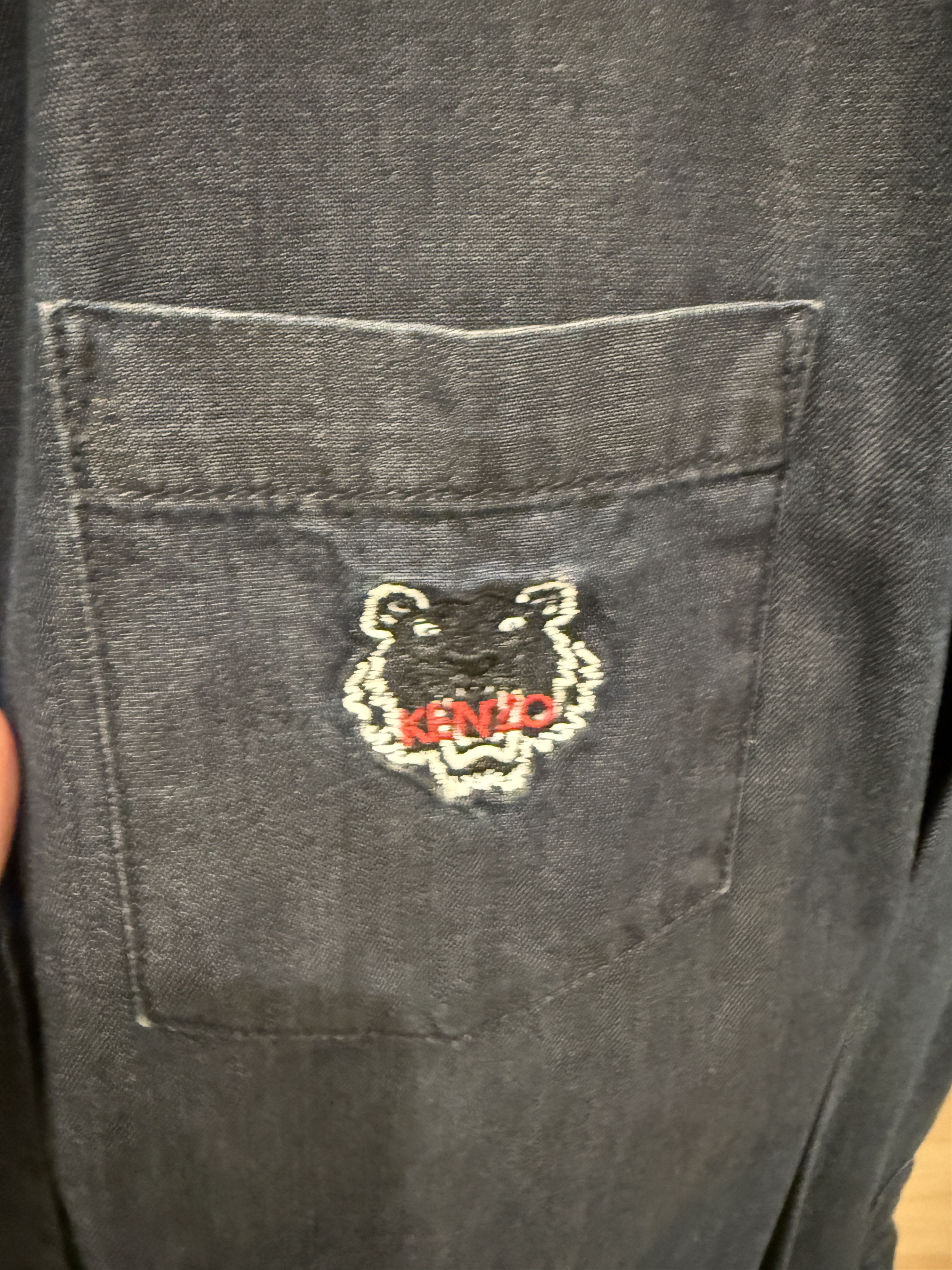 Kenzo Kenzo Denim Tiger Shirt | Size L Size US L / EU 52-54 / 3 - 6 Thumbnail