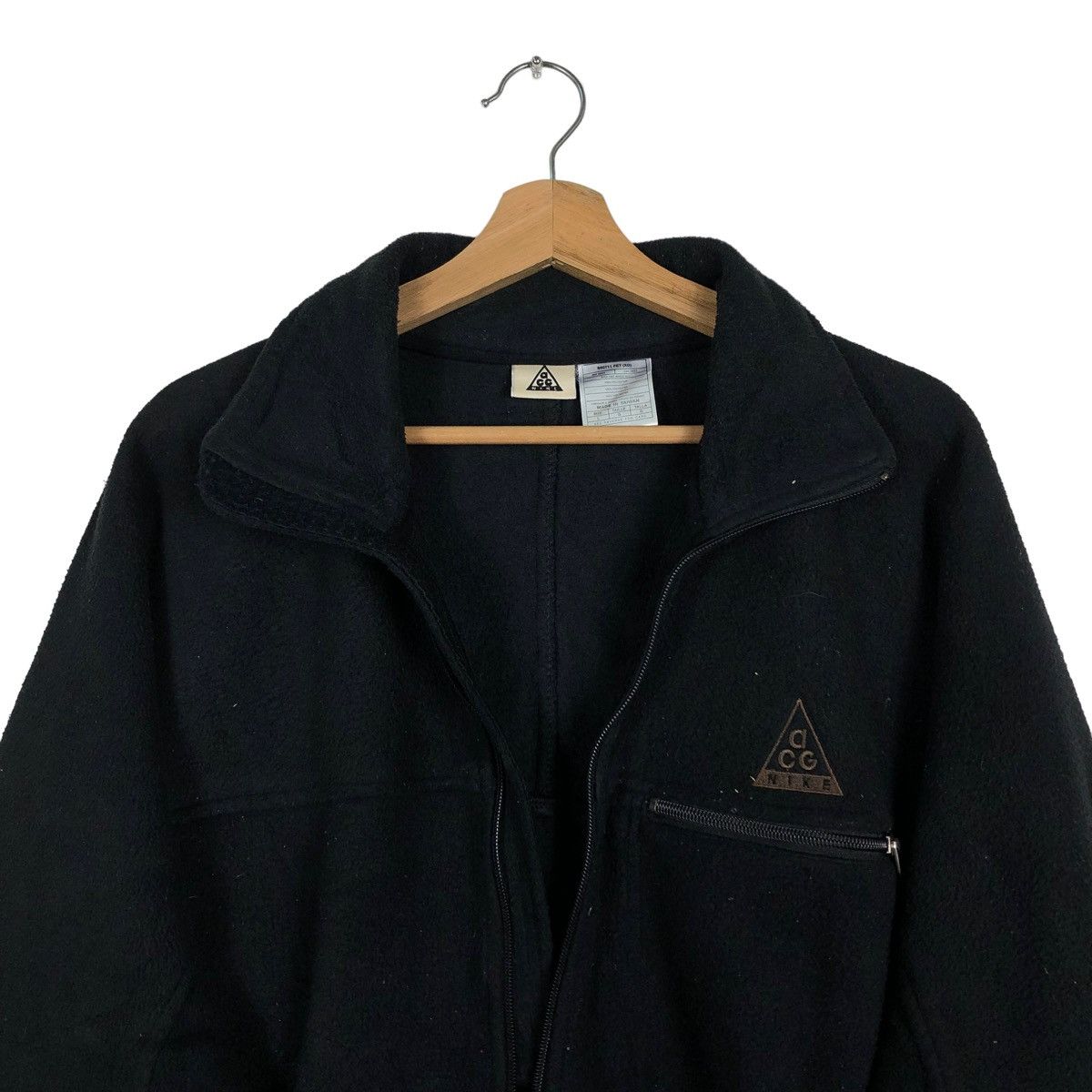 Nike ACG 🔥Iconic Black Vintage Fleece Pull Over Jacket Nike ACG Size US L / EU 52-54 / 3 - 8 Thumbnail