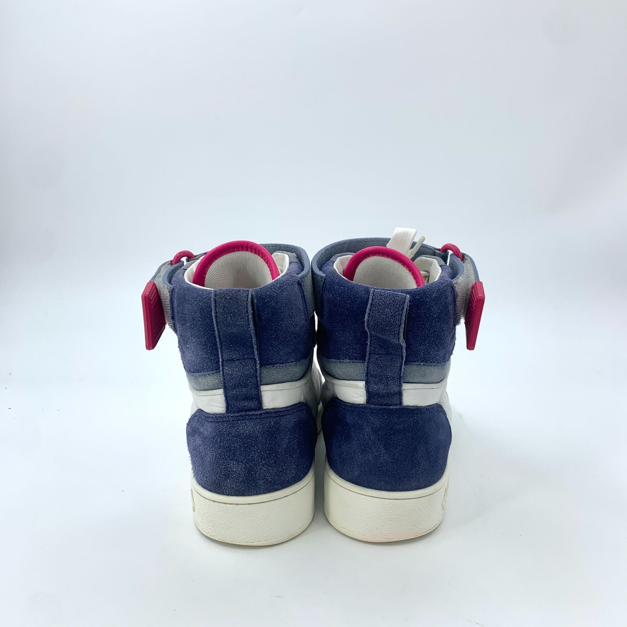 Louis Vuitton Louis Vuitton Colorblock Logo Lace-Up High-Top Sneakers (Siz Size US 6 / IT 36 - 8 Thumbnail