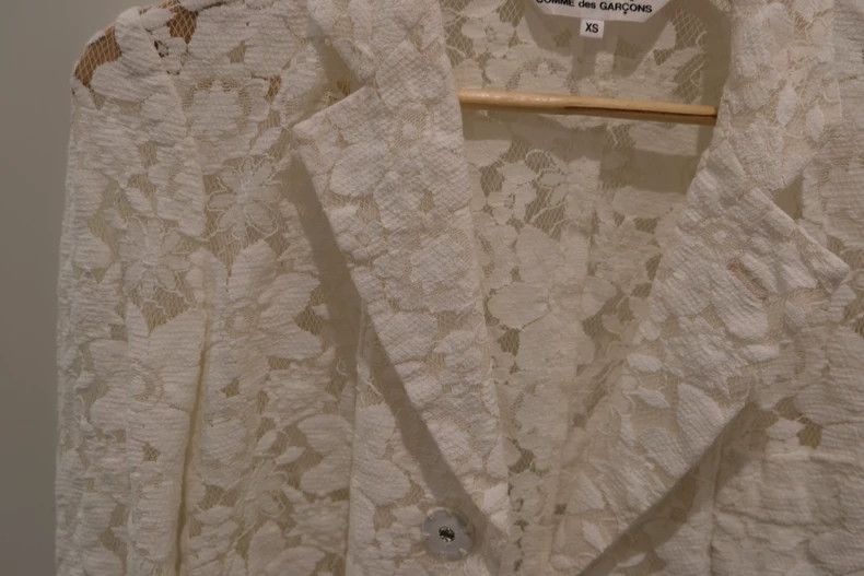 Comme des Garcons Comme Des Garcons White silk suit 2502-Nextarrow Size XS / US 0-2 / IT 36-38 - 4 Thumbnail