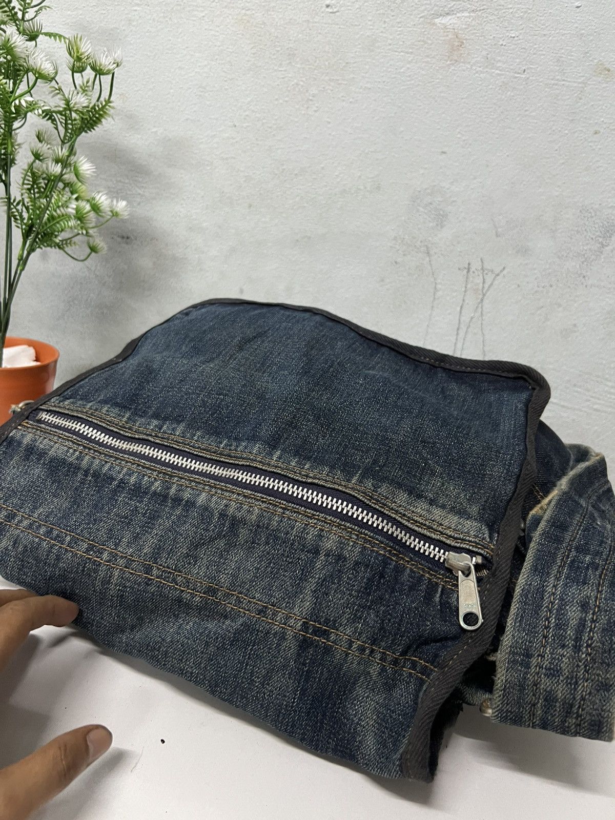 Japanese Brand × Vintage Vintage Denim DEVINETTE Shoulder Size ONE SIZE - 7 Thumbnail