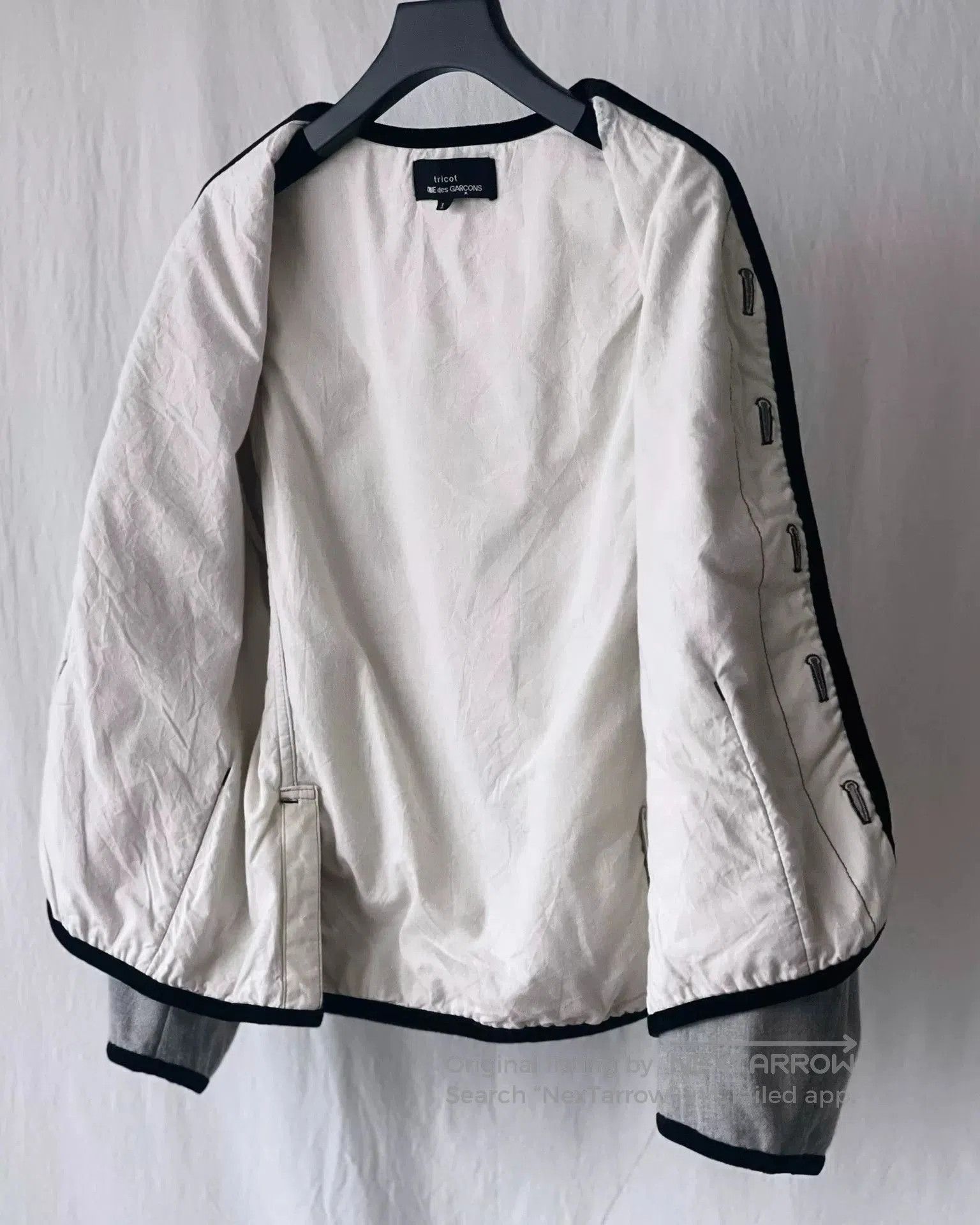 Tricot Comme des Garcons Comme des Garçons Wool Jacket. Size L / US 10 / IT 46 - 7 Thumbnail