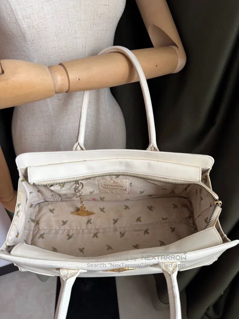 Vivienne Westwood Vivienne Westwood size os Vintage Saturn White Briefcase Size ONE SIZE - 8 Thumbnail
