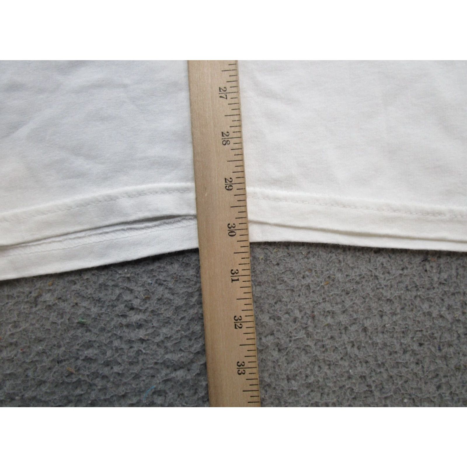 Vintage VINTAGE Port and Company Shirt Mens 90s White Cotton Graphic Logo Crew Neck Short Sleeve Size L Size US L / EU 52-54 / 3 - 6 Thumbnail
