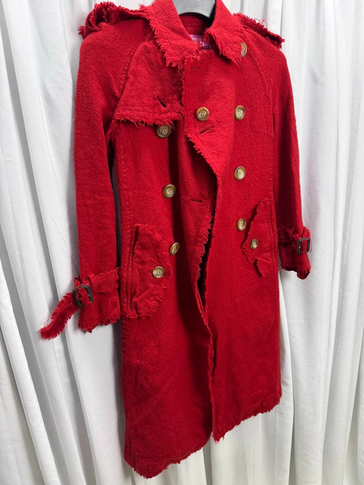 Junya Watanabe Junya Watanabe 04AW Distressed Merino Coat K20 Size US S / EU 44-46 / 1 - 5 Thumbnail