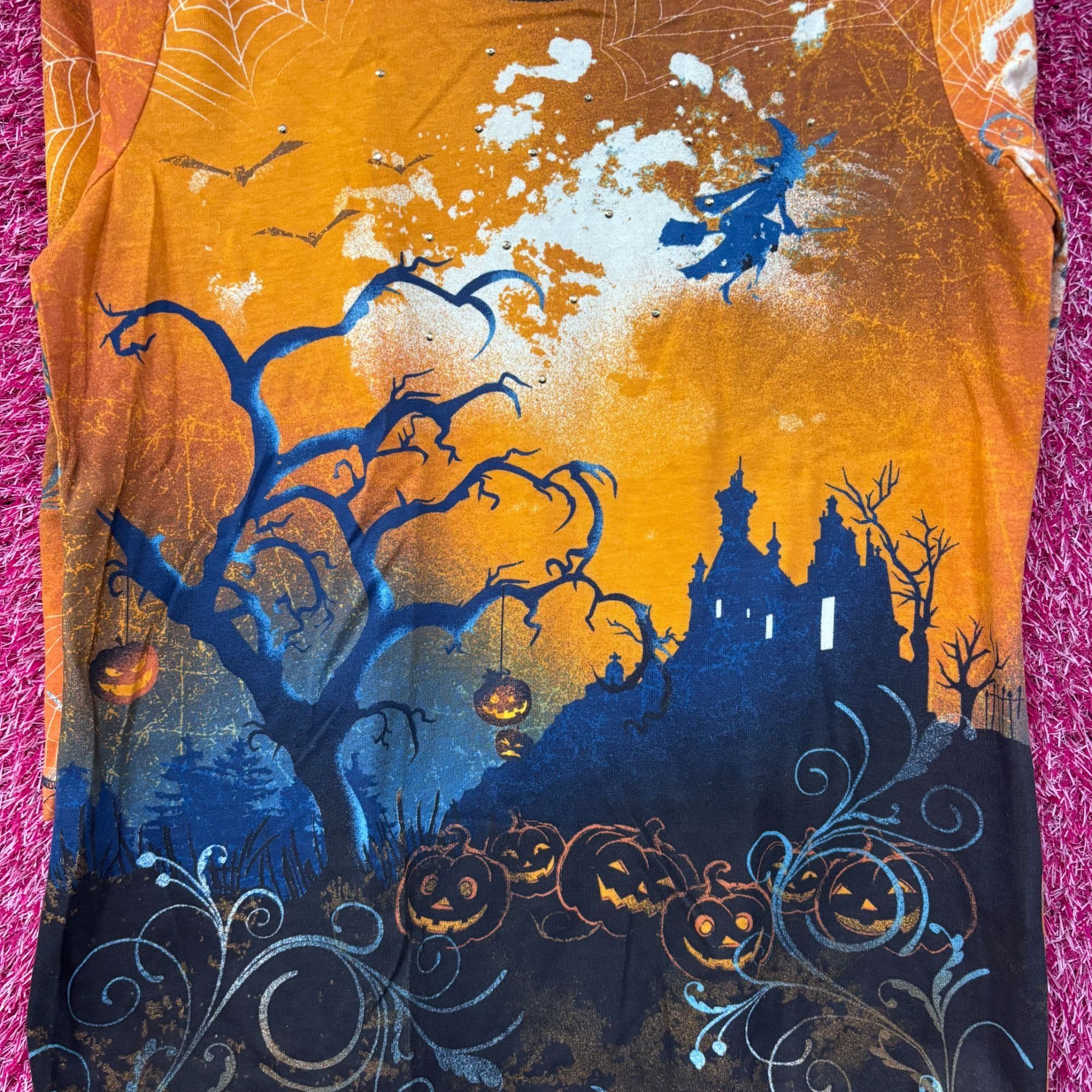 Other Jason Maxwell Halloween Themed Witch 3/4 Sleeve T-Shirt Smal Size S / US 4 / IT 40 - 2 Thumbnail