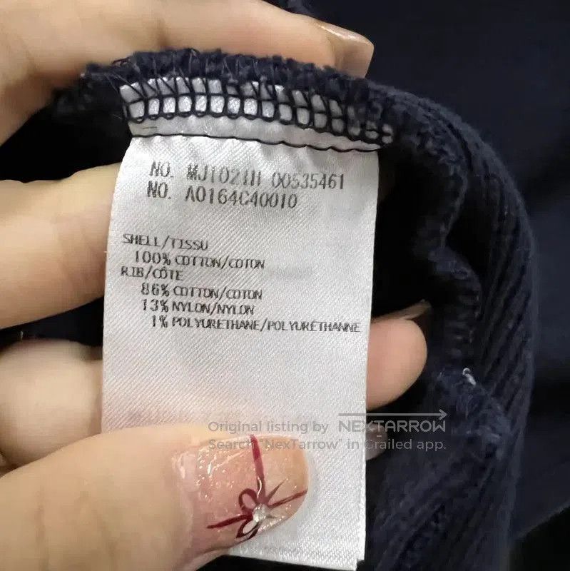 Thom Browne Thom Browne Navy Striped Short Sleeve Sweatshirt . Size US M / EU 48-50 / 2 - 4 Thumbnail