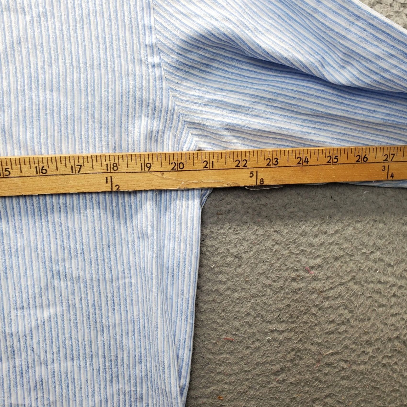 BUGATCHI Bugatchi Uomo Shirt Mens M Multi Striped Shaped Fit Long Sleeve Collar Button Up Size US M / EU 48-50 / 2 - 4 Thumbnail