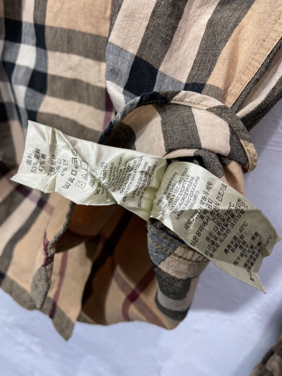 Burberry × Vintage Burberry Nova Check Shirt Size XS / US 0-2 / IT 36-38 - 7 Thumbnail