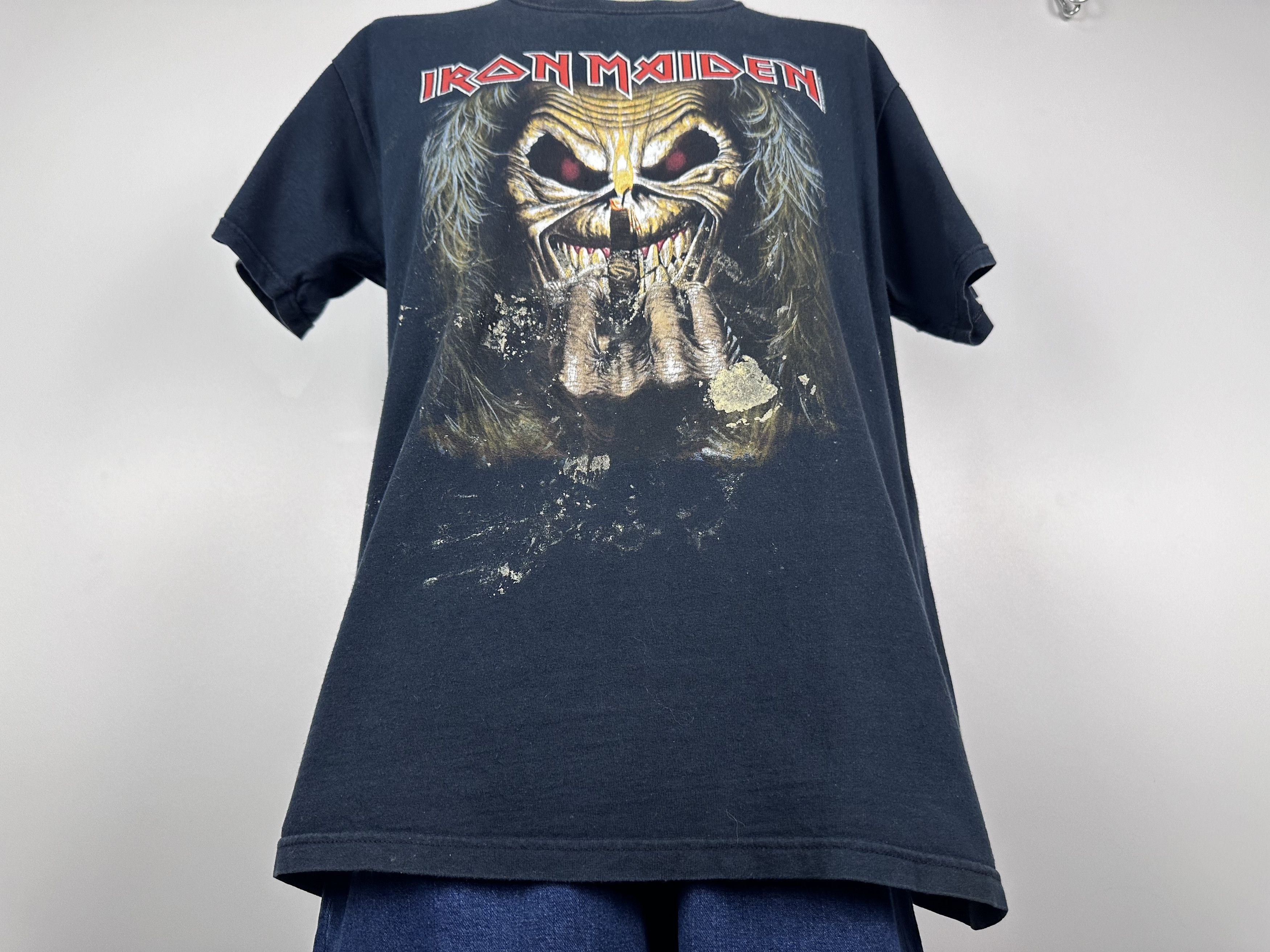 Iron Maiden × Vintage Iron Maiden 2007 T Shirt Fruit Of The Loom Shirt Tee Cotton Size US L / EU 52-54 / 3 - 4 Thumbnail