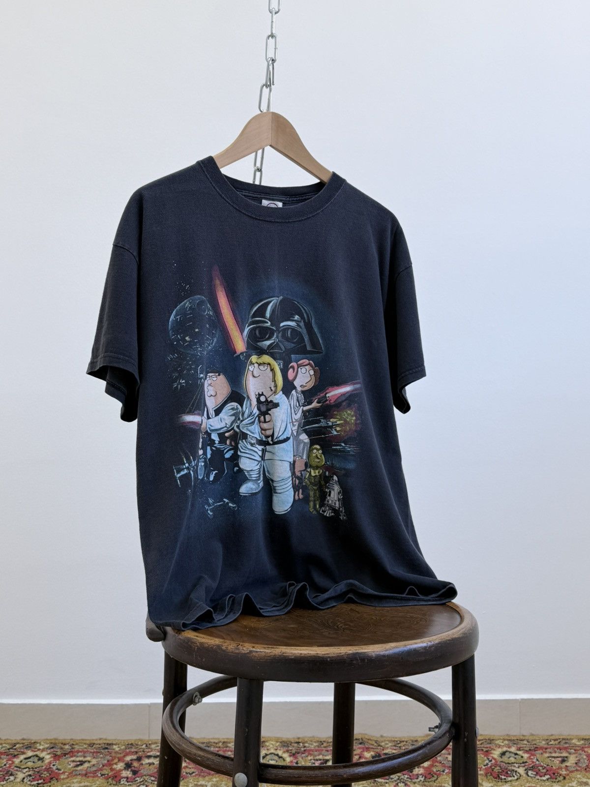 Cartoon Network Vintage Family Guy Star Wars Parody TV T-Shirt Size US L / EU 52-54 / 3 - 1 Thumbnail