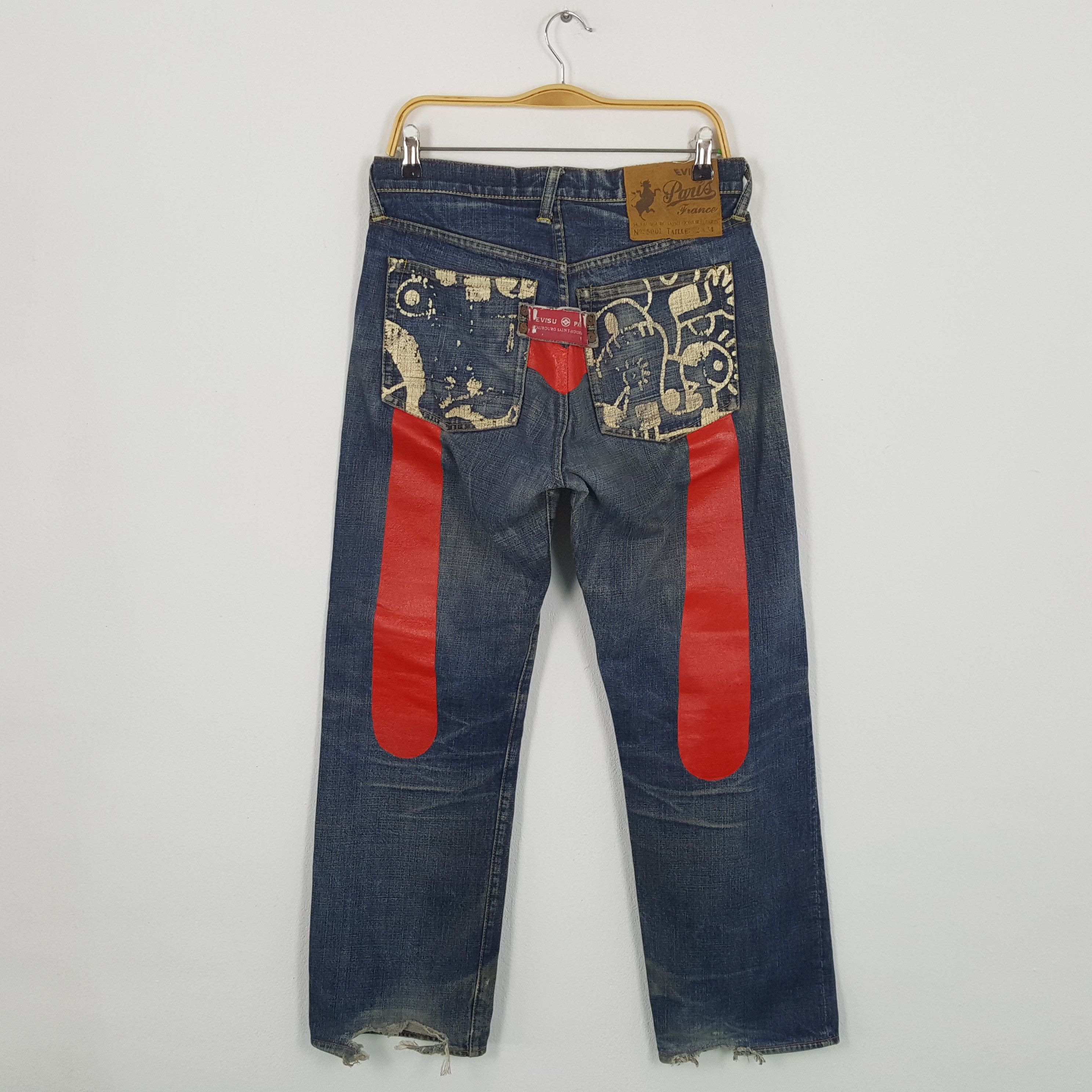 Vintage EVISU Japanese Brand Daicock Custom Style Jeans