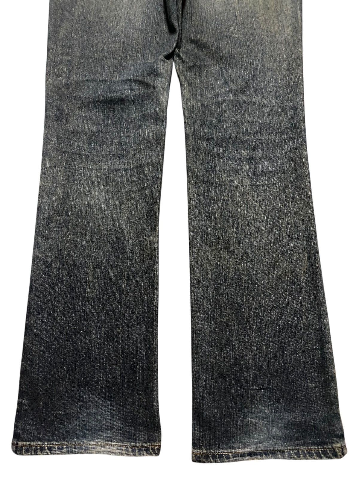 KOZABURO × Wrangler Wrangler 1970 Mud Wash Distressed Straight Jeans Size US 33 - 6 Thumbnail