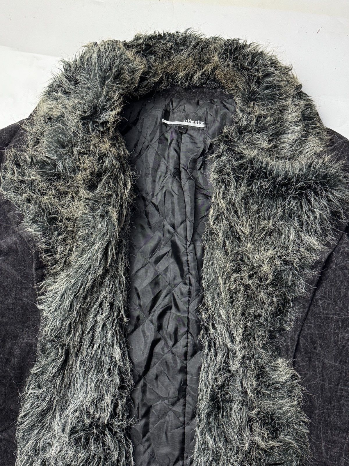 If Six Was Nine × Japanese Brand × Le Grande Bleu (L.G.B.) Fur Intheattic Coat Jacket Size US L / EU 52-54 / 3 - 4 Thumbnail
