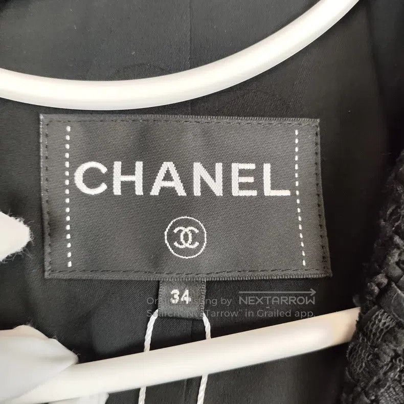 Chanel Chanel Long tweed coat Size XXS / US 00 / IT 34 - 3 Thumbnail