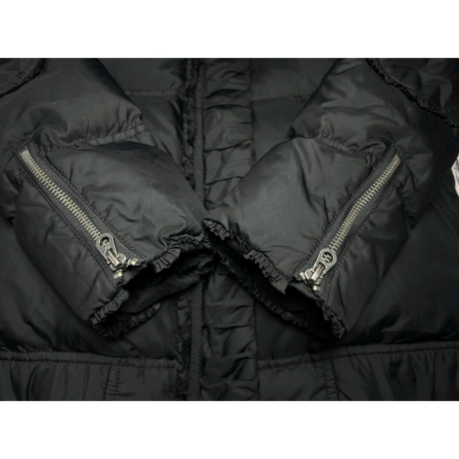 Juicy Couture Juicy Couture Puffer Jacket Coat Mid-Length Hooded Black Down Quilted Pockets Casual Women XS S Regular EUC Size S / US 4 / IT 40 - 3 Thumbnail